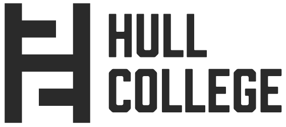 Hull College logo with a stylized 'H' and the text 'Hull College'