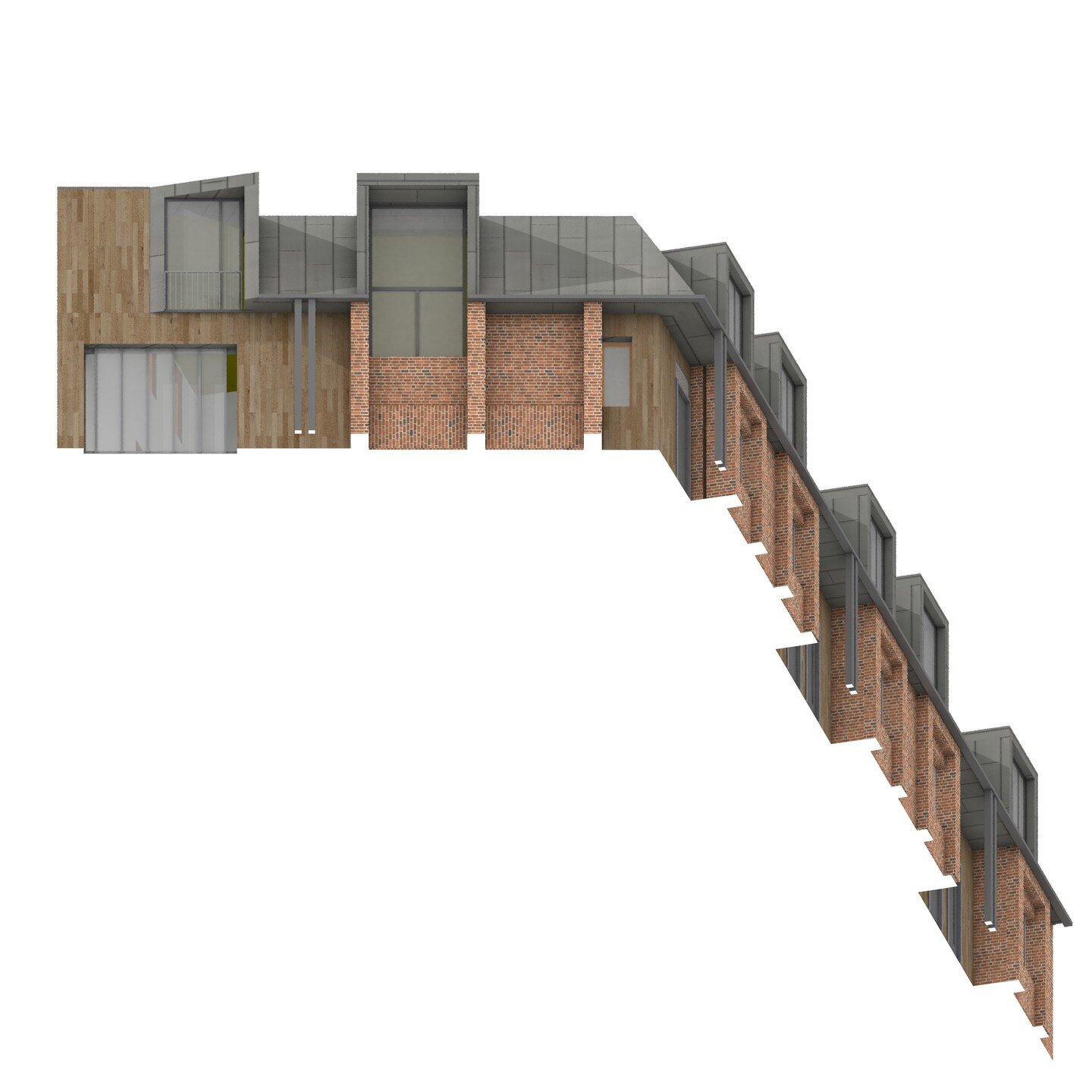 Study for a row of houses turning a corner.

#bradymallalieu #bradymallalieuarchitects #houses #terrace #row #corner #architecture #housing #homes