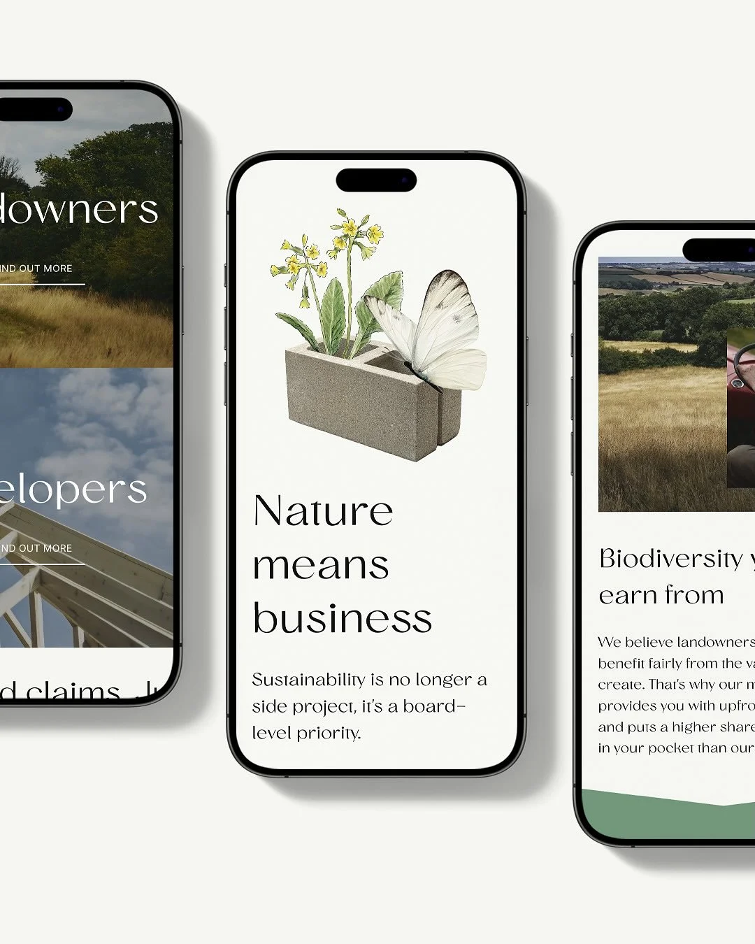 Concept, design, art direction and digital design for DACRE&rsquo;s latest project for rewilding start-up Biofarm. They work with developers and landowners to transform unproductive lands into biodiverse habitats.&nbsp;

The concept considers how bot
