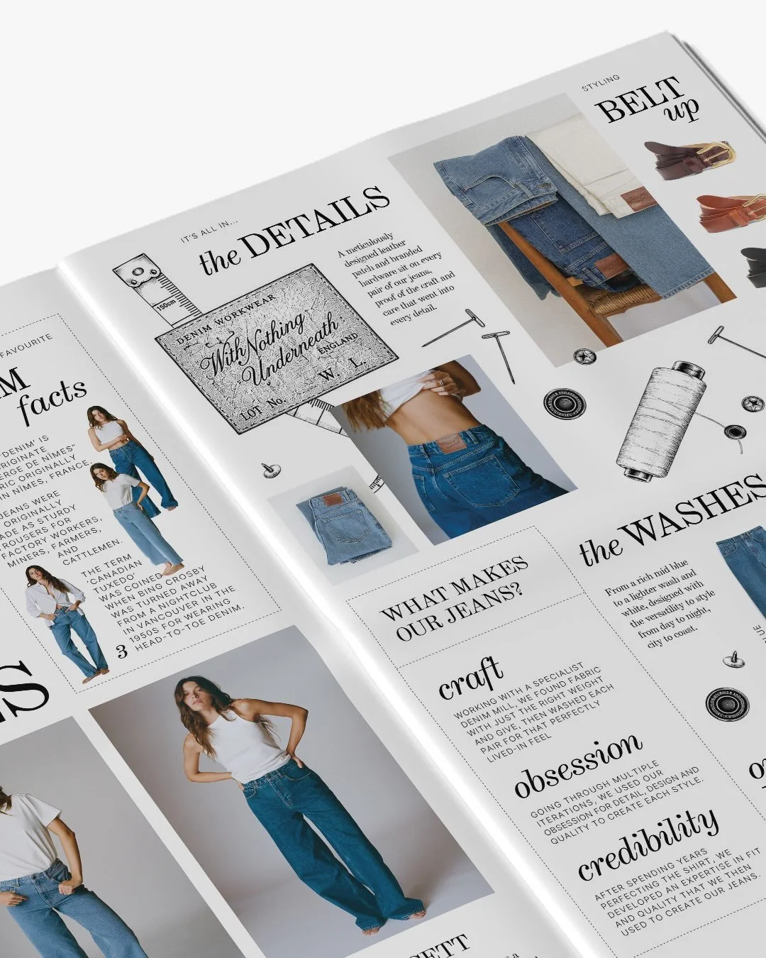 I loved designing this newspaper with @j0hanna.ty3rs for @withnothingunderneath pop-up shop to launch their new denim line. September = Jeans!

#graphicdesign #editorialdesigner #graphicdesigner #branddesign