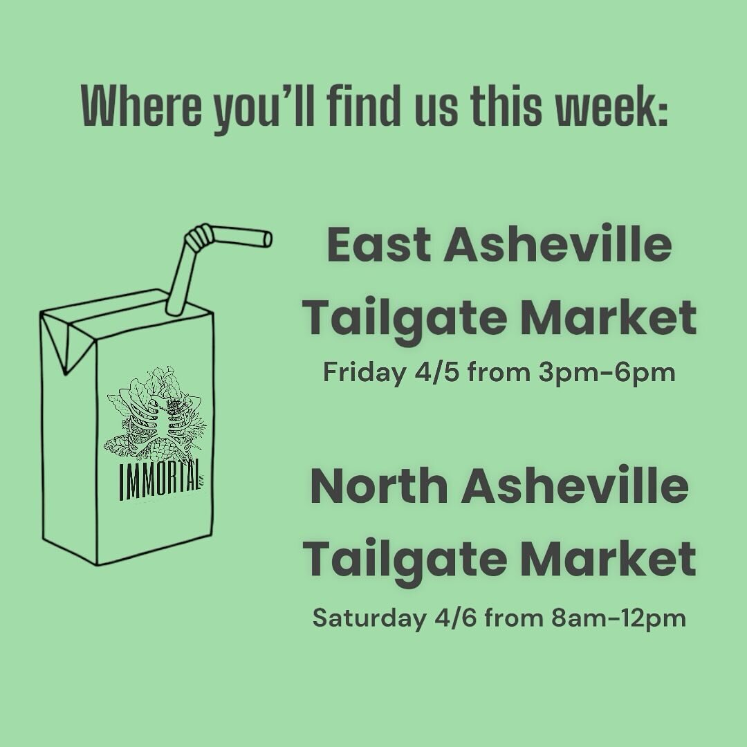 This is our first market with @eastashevillemarket and we&rsquo;re so very excited!! We&rsquo;re going to be here every week from 3-6 and look forward to seeing and meeting everyone! Feel free to place preorders for pickup here every week 😊

Don&rsq