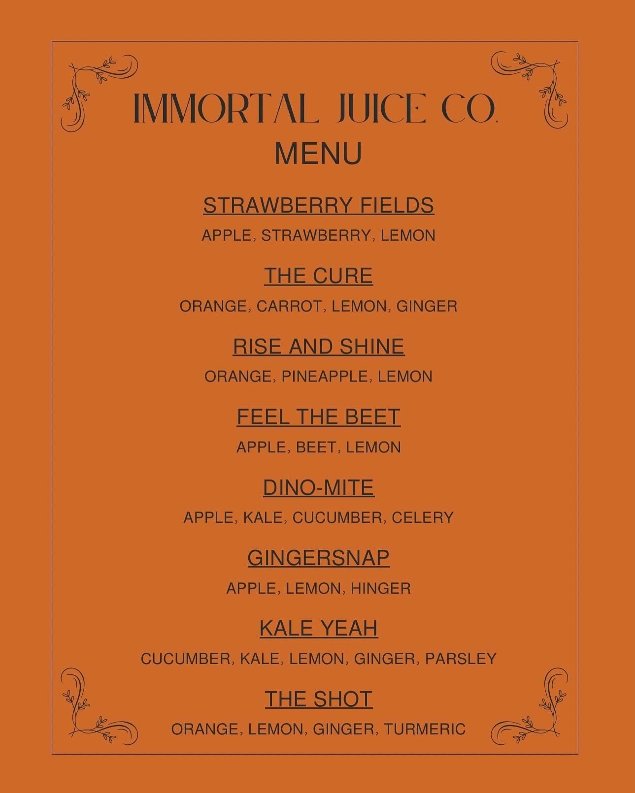 Hello!

We&rsquo;re officially back and we&rsquo;re very excited... It&rsquo;s been a very long month. Here&rsquo;s our menu&mdash;swipe to see the schedule. We hope to see you all at the upcoming markets.