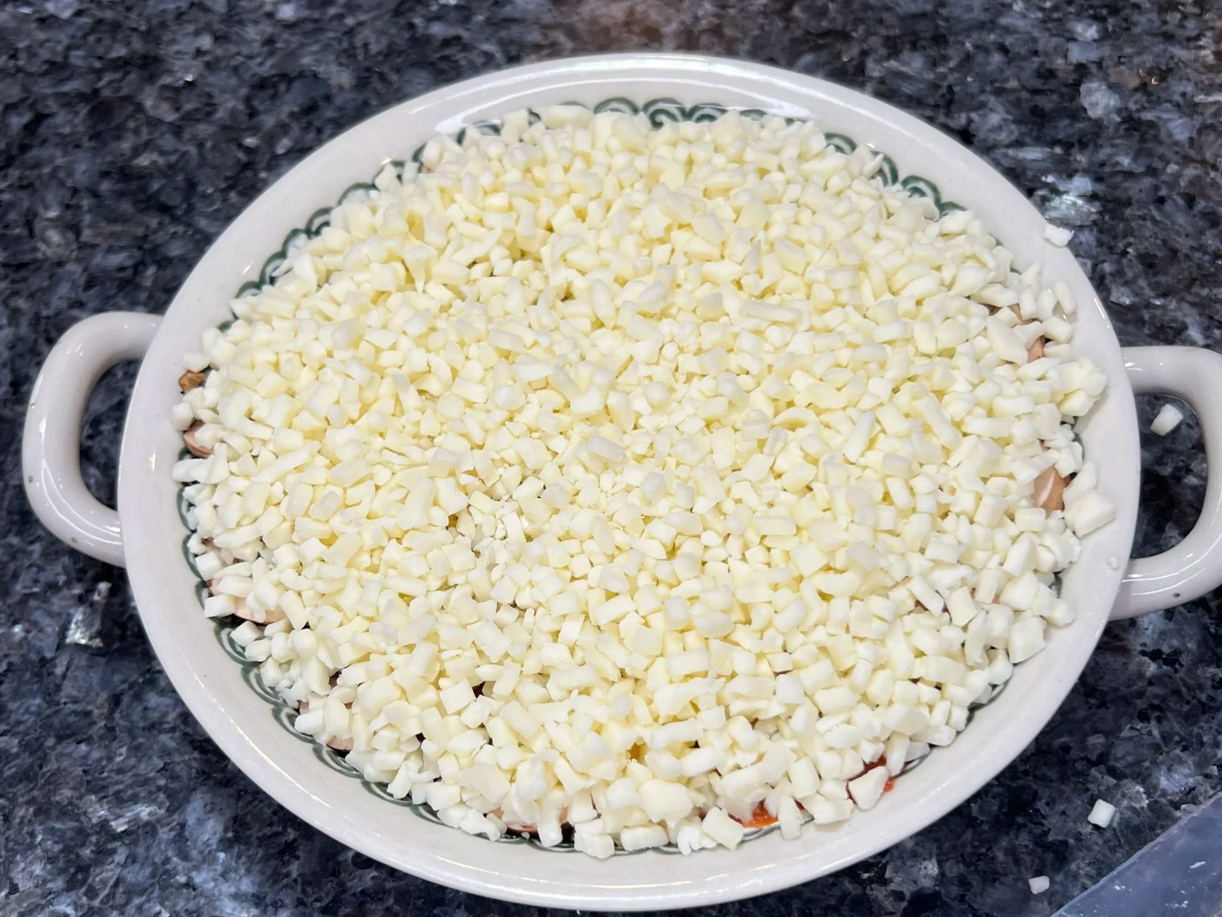 Add Remaining Mozzarella