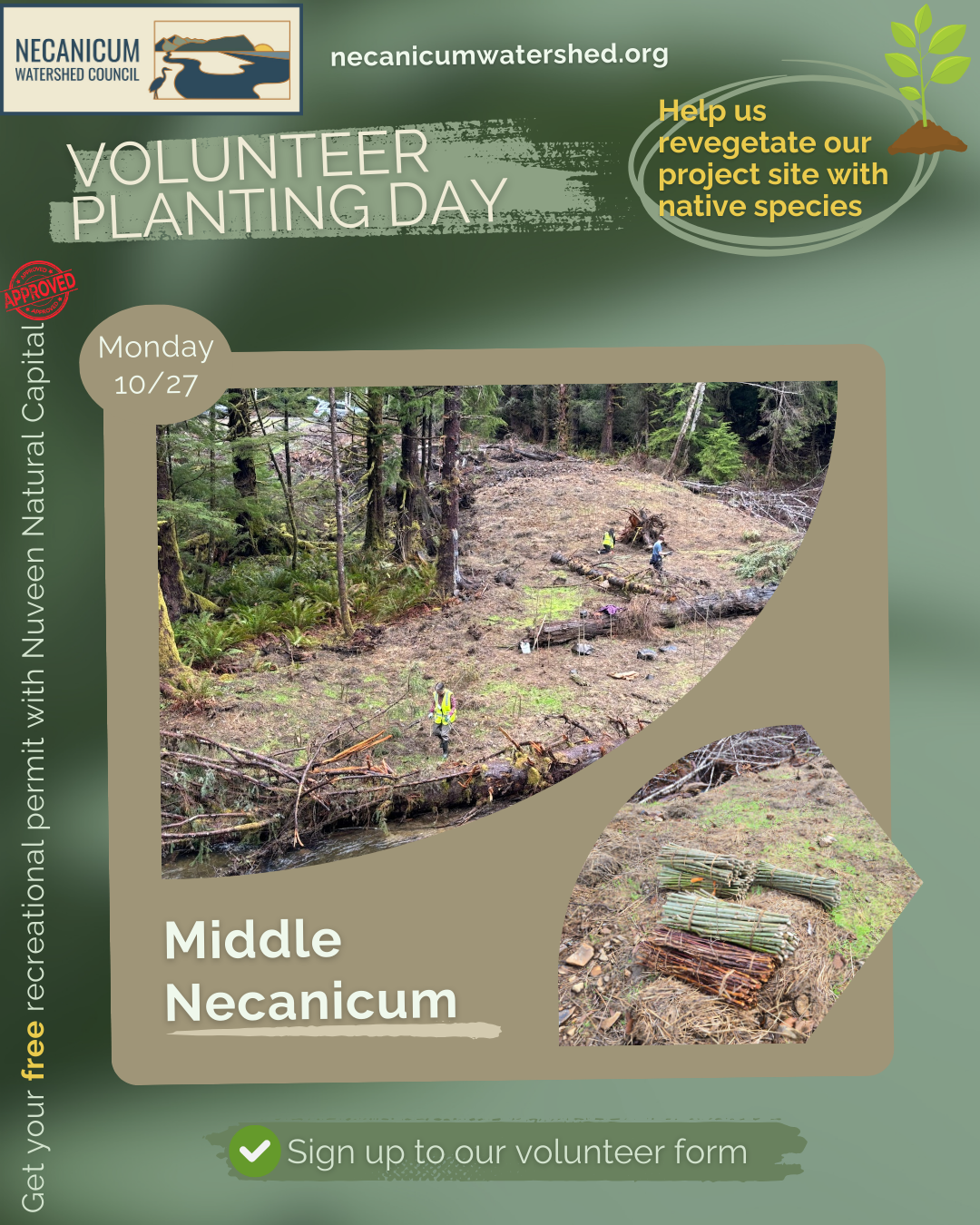 Middle Necanicum Planting Day
