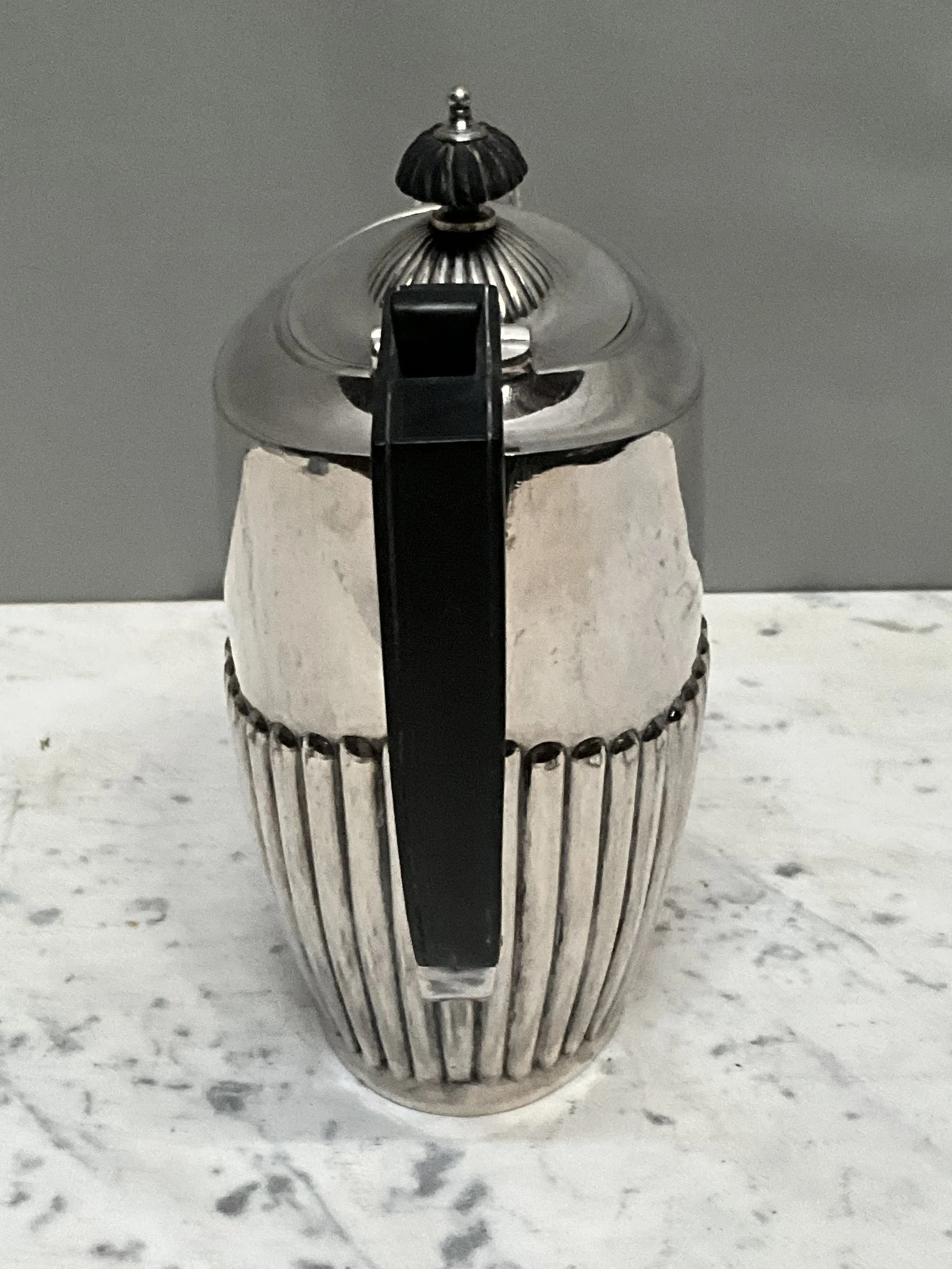 Lucullus Antiques English Antique 19th Century Plated Silver Teapot