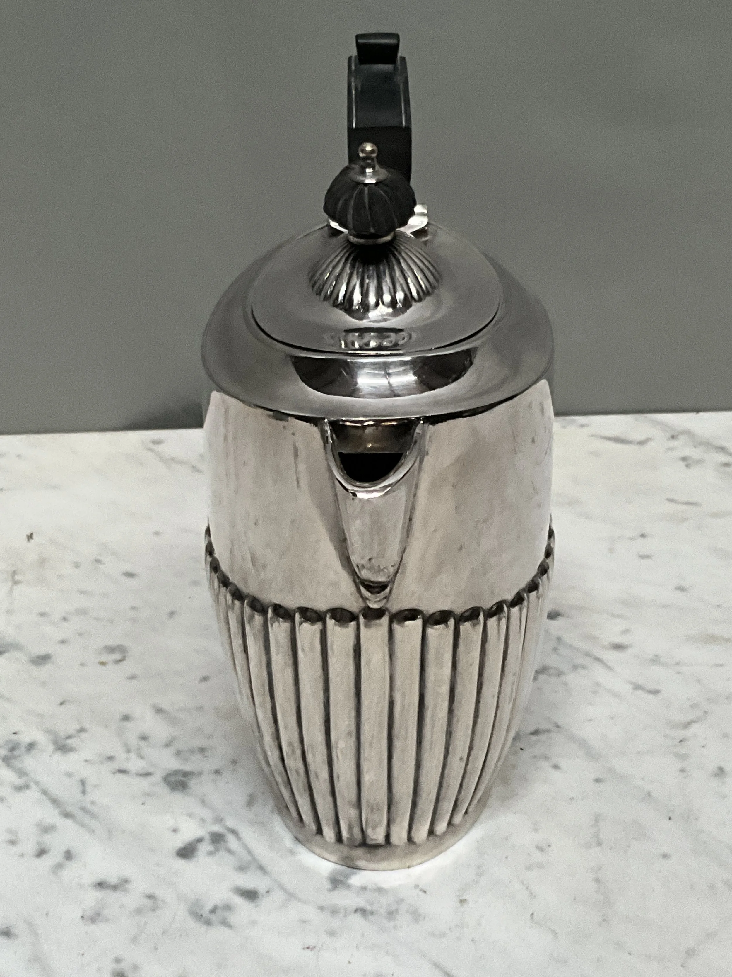 Lucullus Antiques English Antique 19th Century Plated Silver Teapot