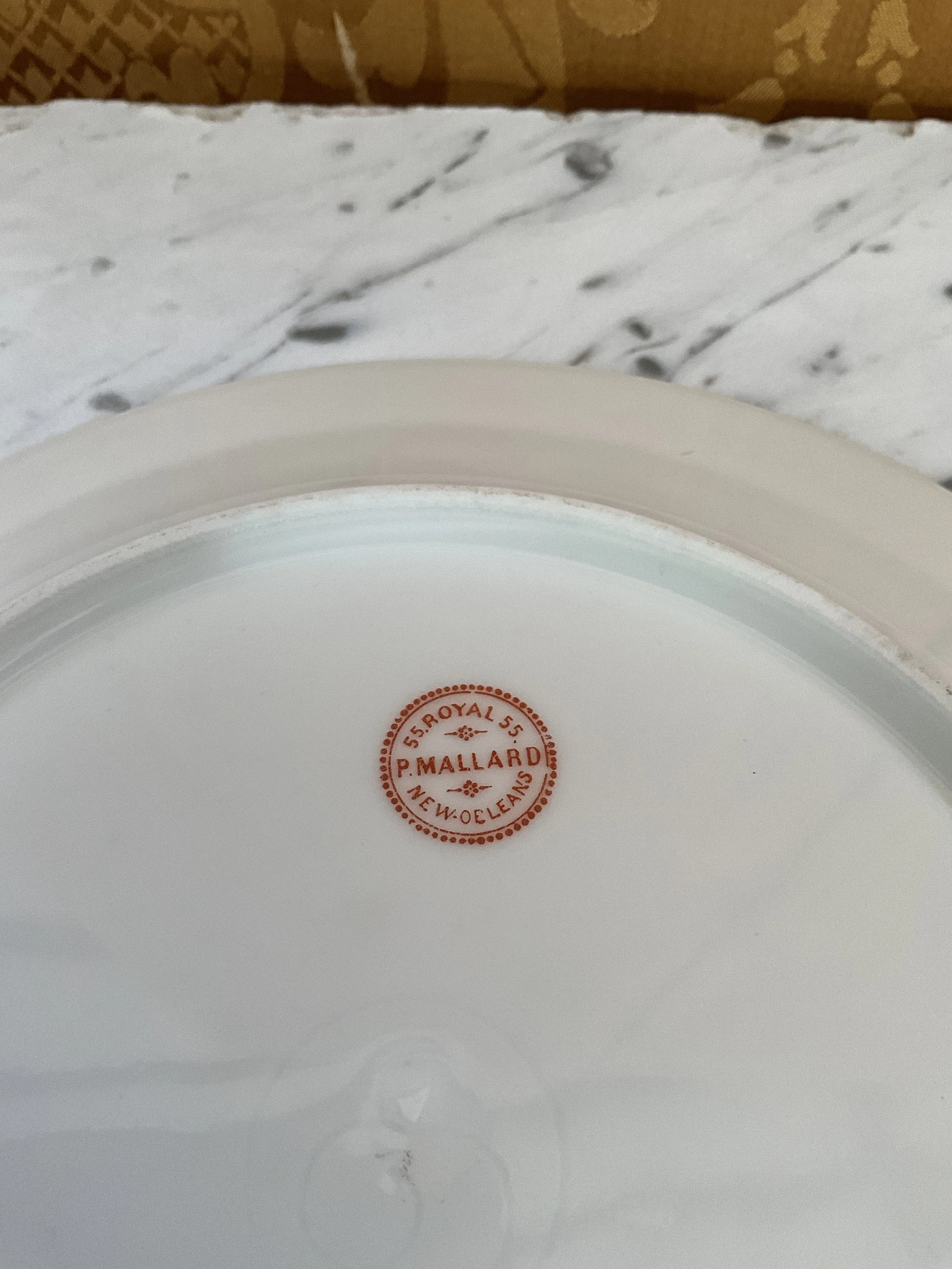 Lucullus Antiques French Antique 19th Century Old Paris Dinner Service