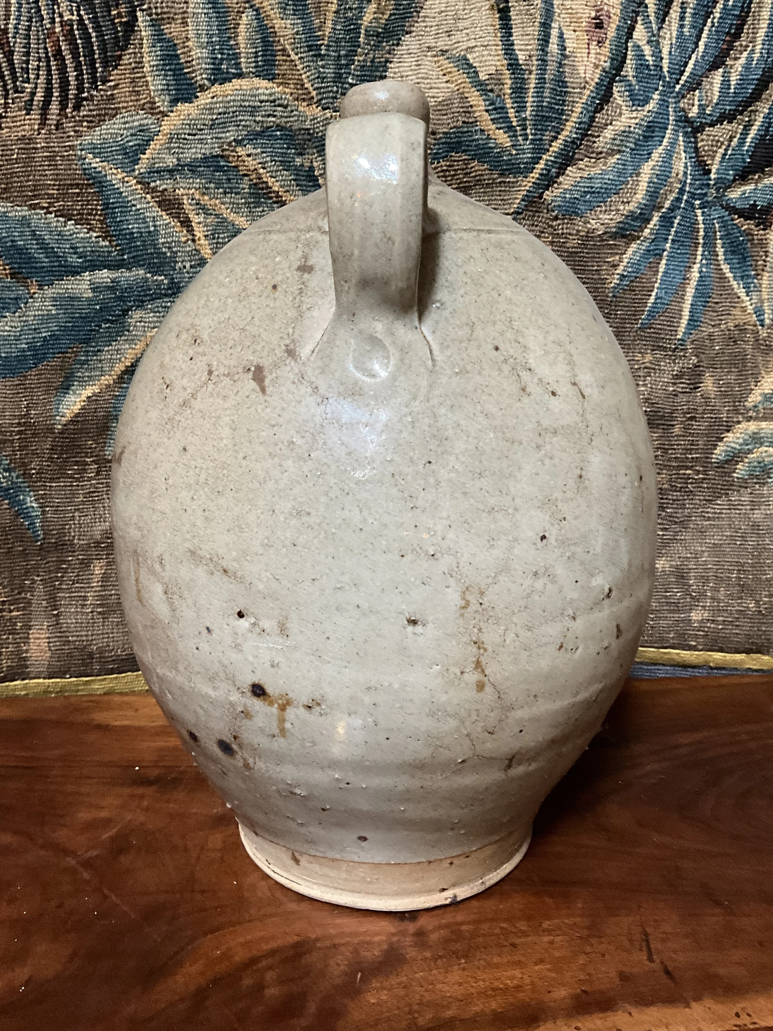 Lucullus Antiques French Antique 19th Century Pottery Oil Jug