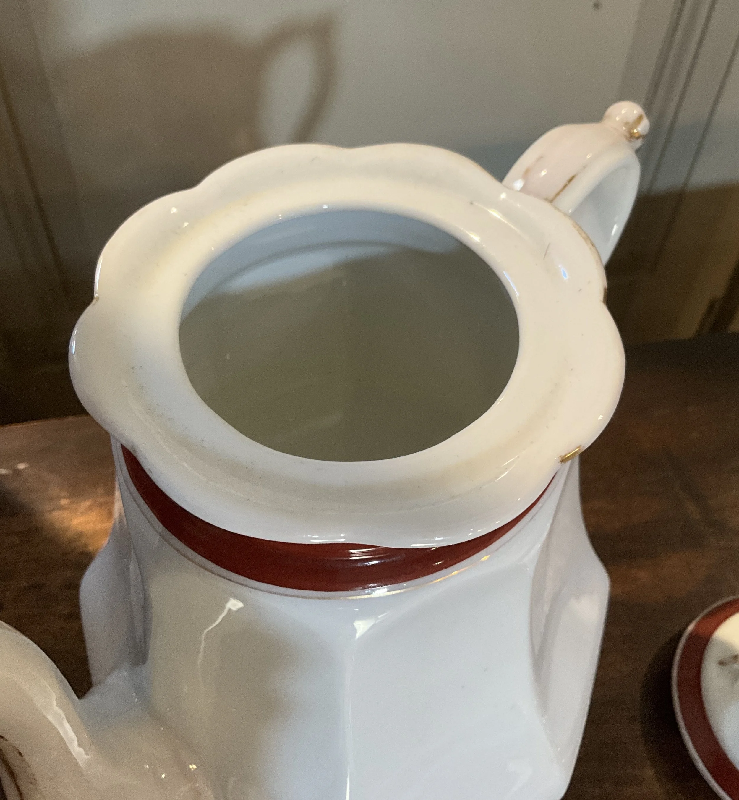 Lucullus Antiques French Antique Late 19th Century Porcelain Coffee Pot