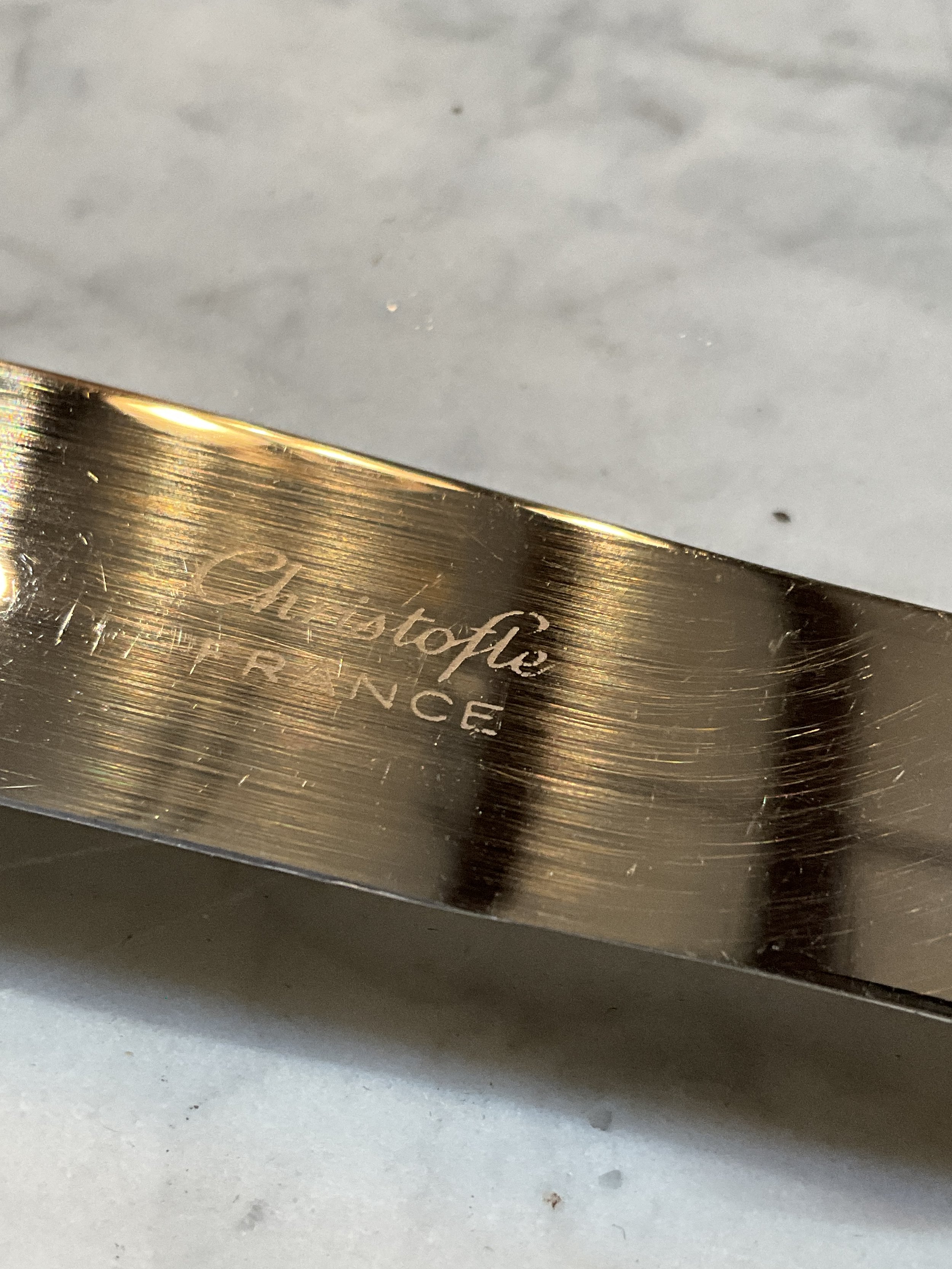 Lucullus Antiques French Antique 1940s Flatware Service, Christofle