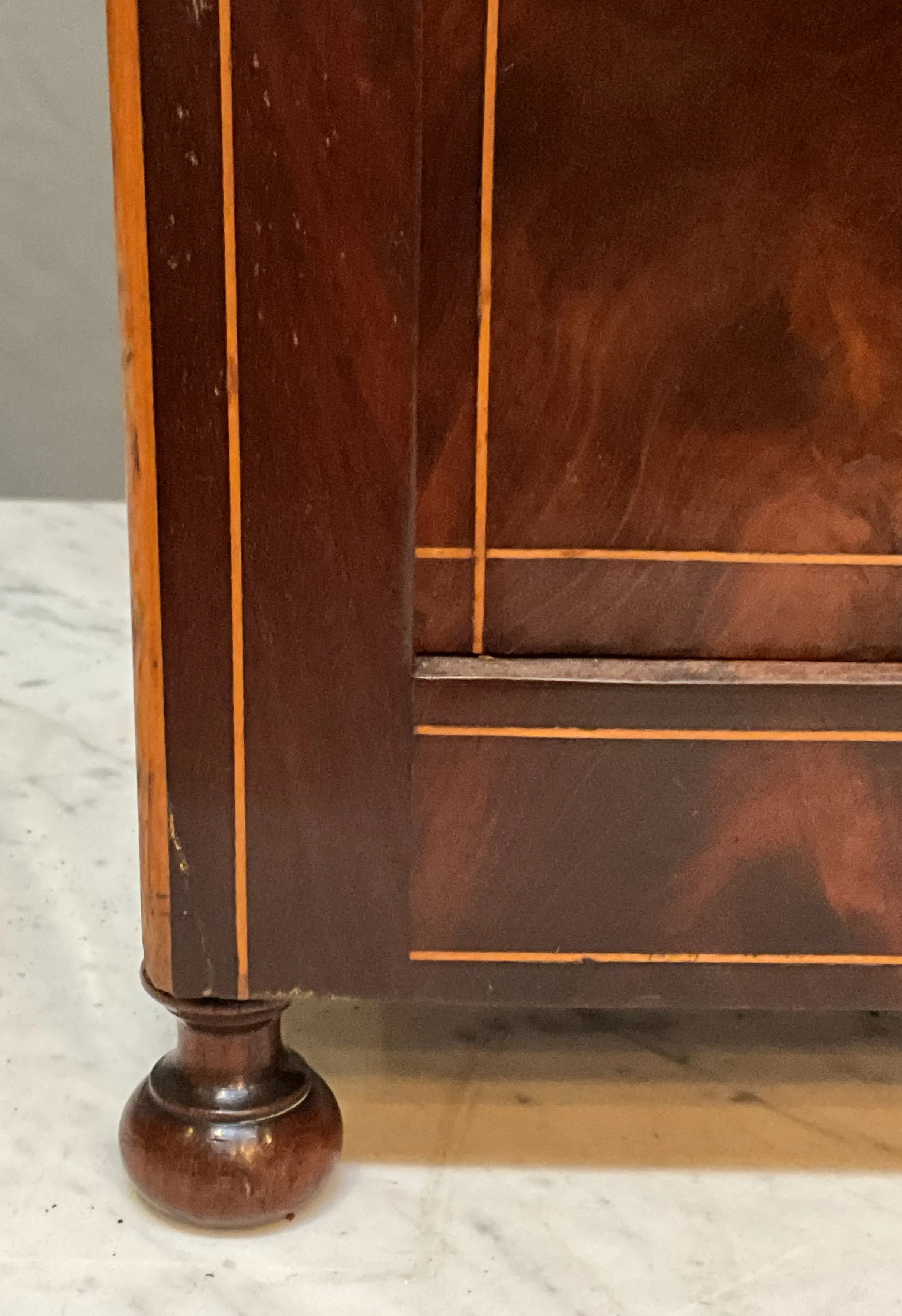 Lucullus Antiques French Antique 19th Century Charles X Petite Mahogany Cabinet