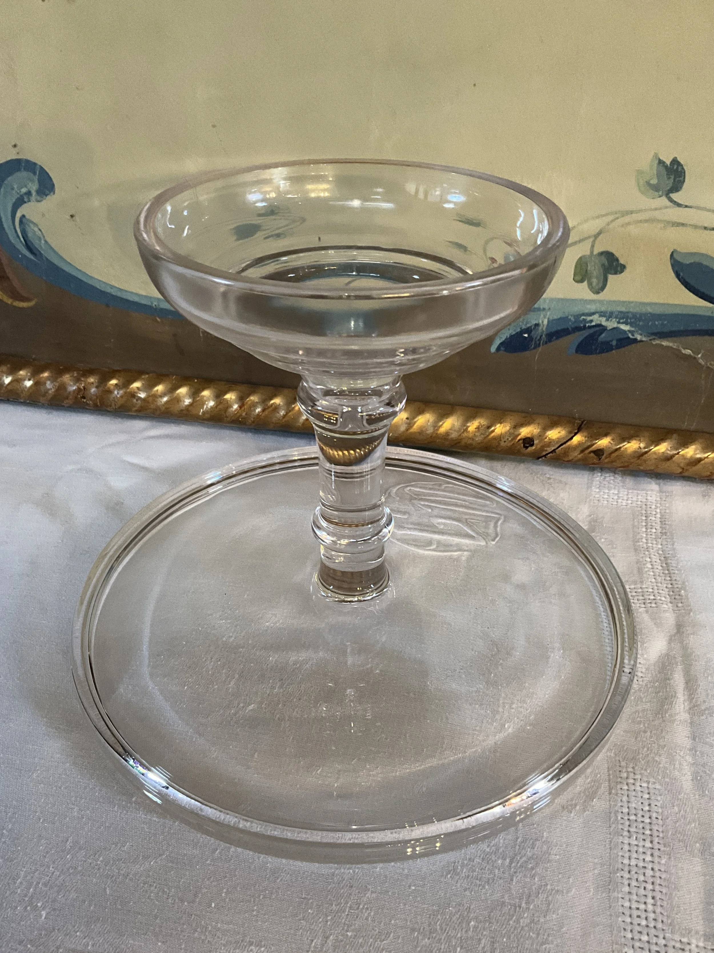 Lucullus Antiques American Antique 19th Century Glass Cake Stand