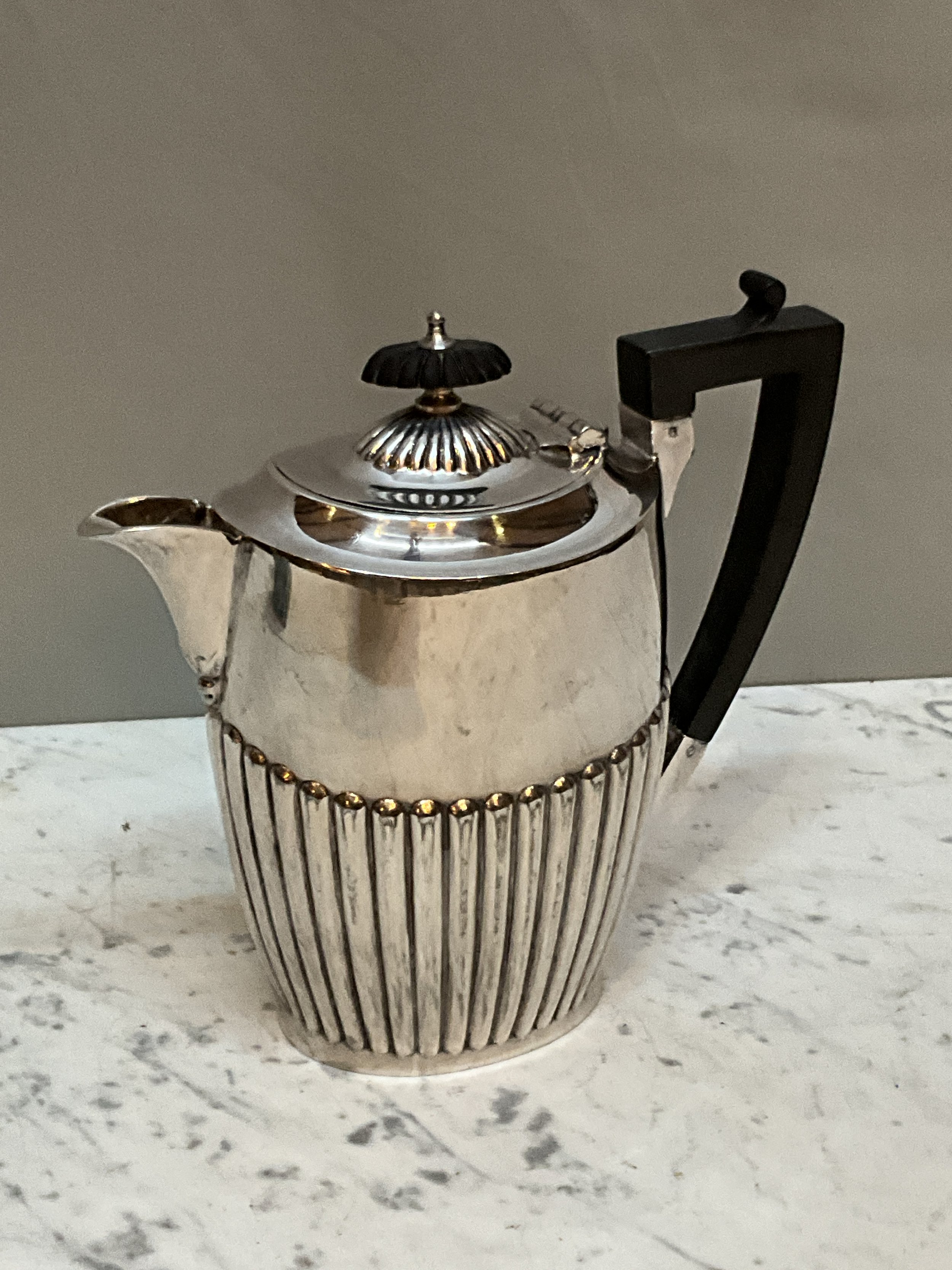 Lucullus Antiques English Antique 19th Century Plated Silver Teapot