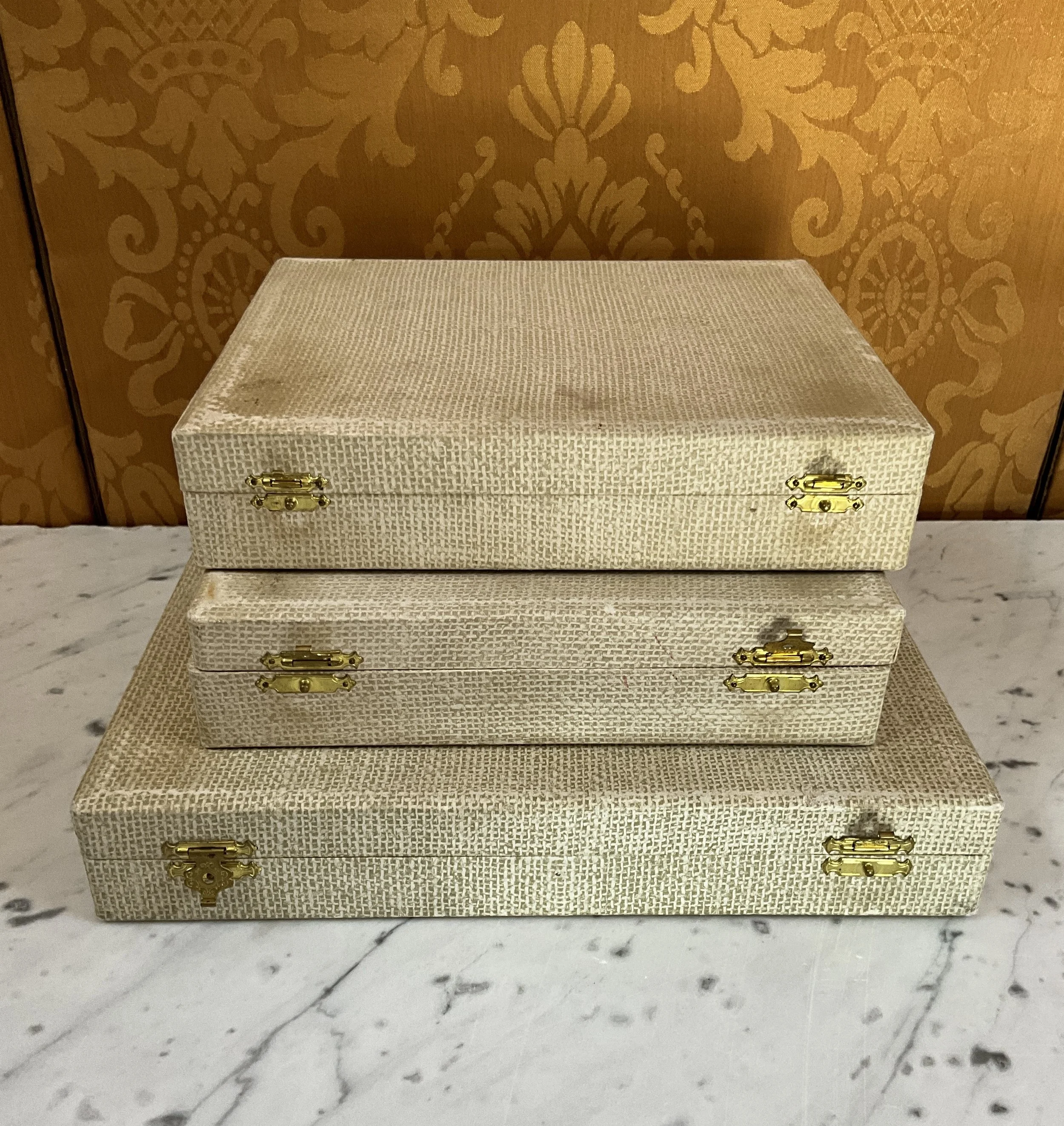 Lucullus Antiques French Antique 1940s Flatware Service, Christofle