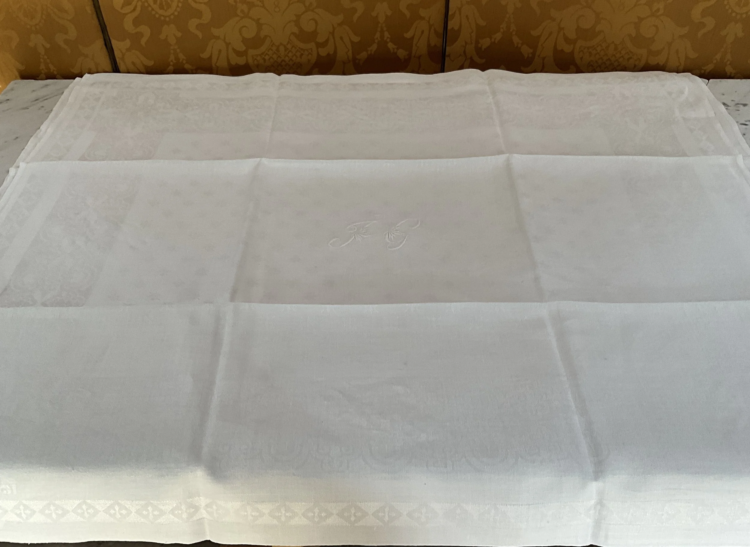 Lucullus Antiques French Antique Belle Epoque Dinner Napkins