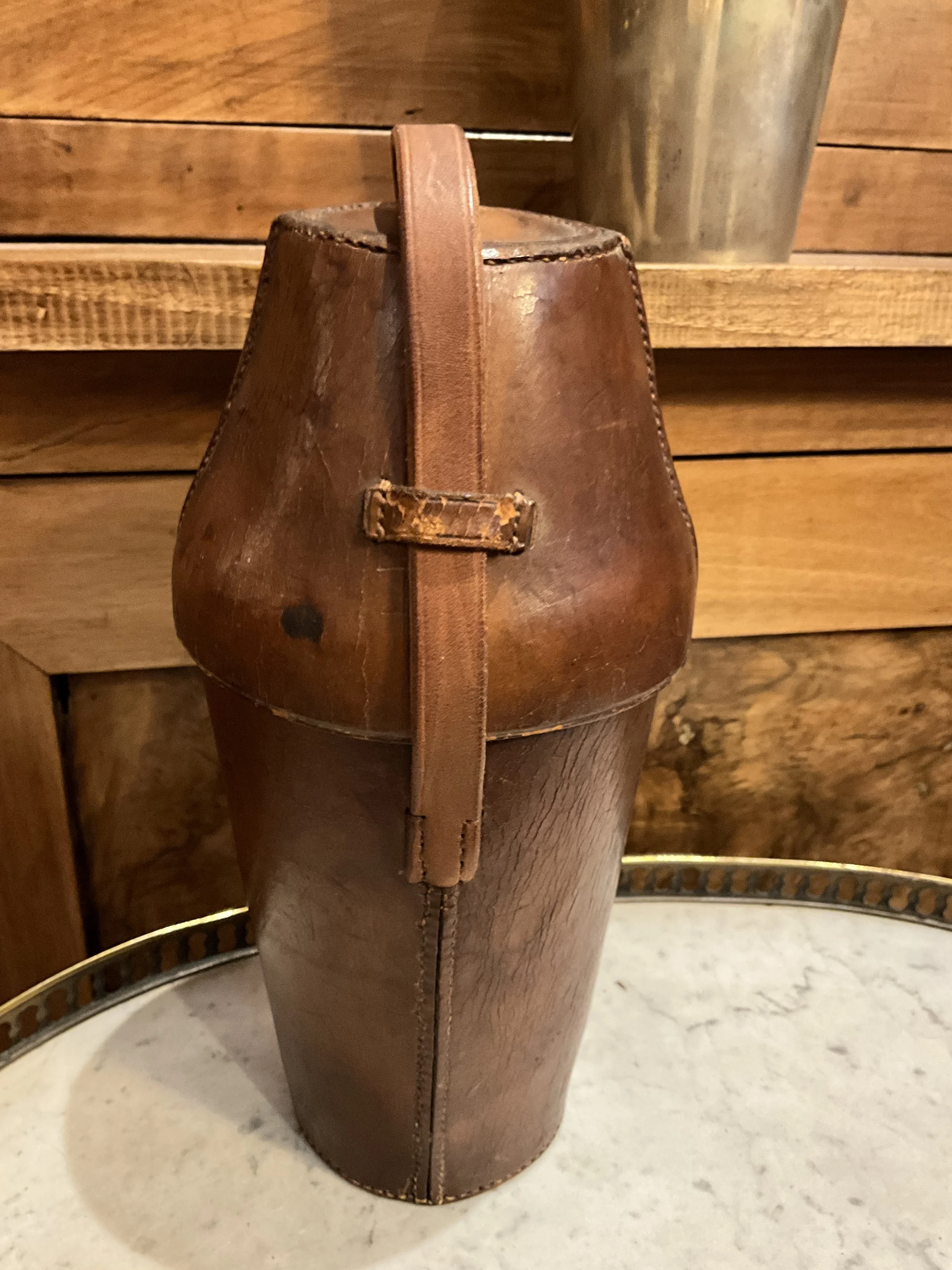 Lucullus Antiques English Antique Art Deco Silverplate Cocktail Shaker in Case