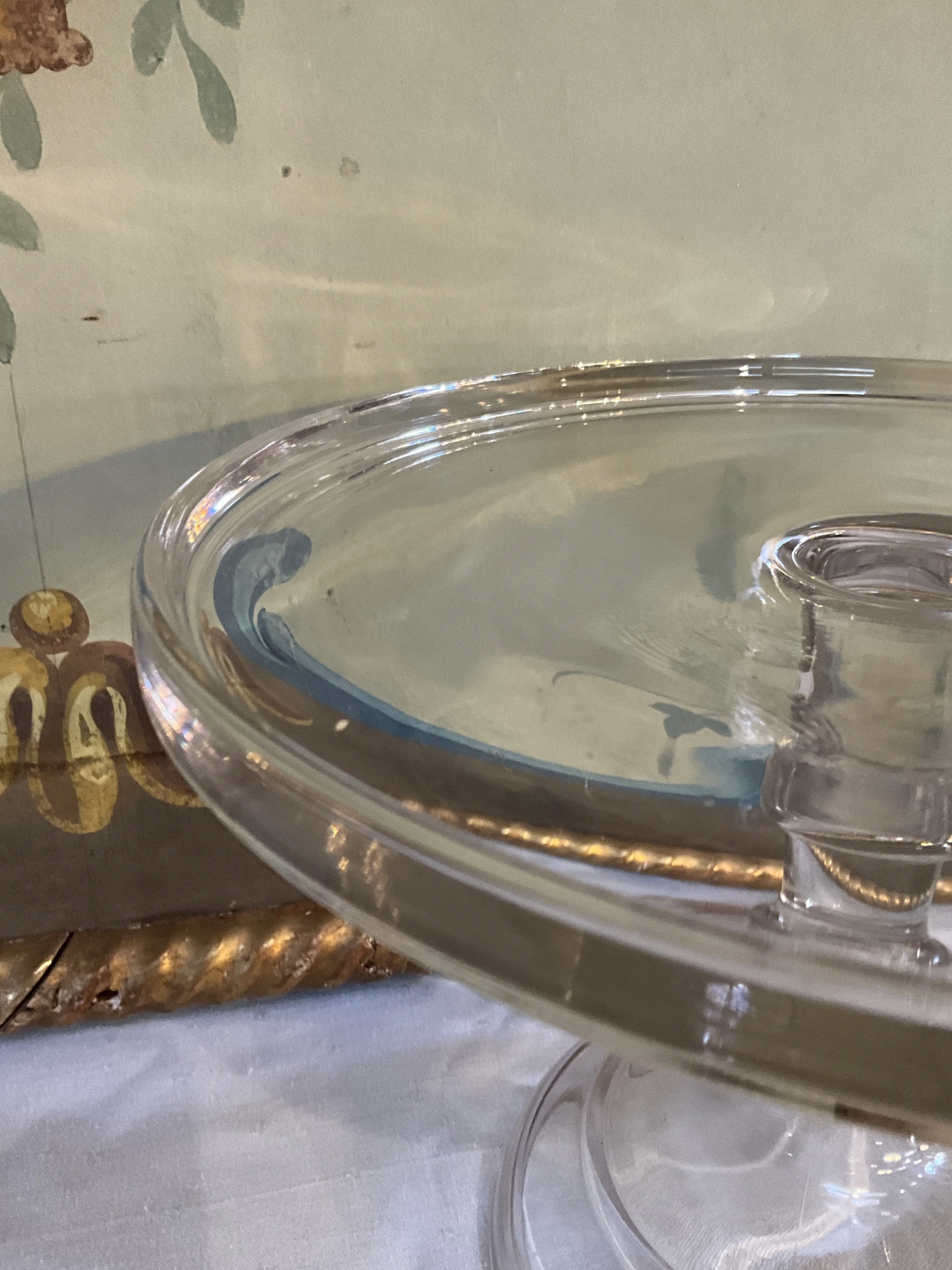 Lucullus Antiques American Antique 19th Century Glass Cake Stand