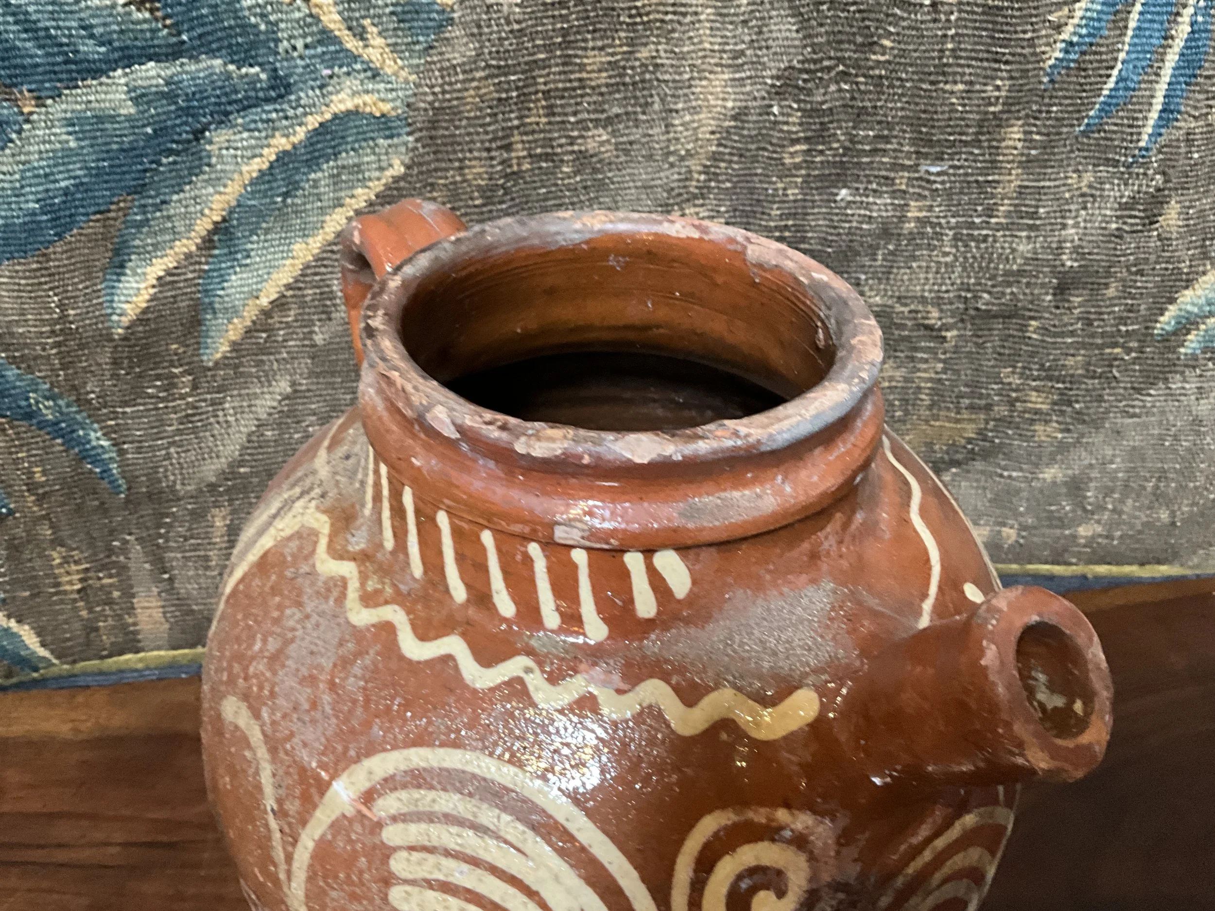 Lucullus Antiques French Antique 19th Century Pottery Jug