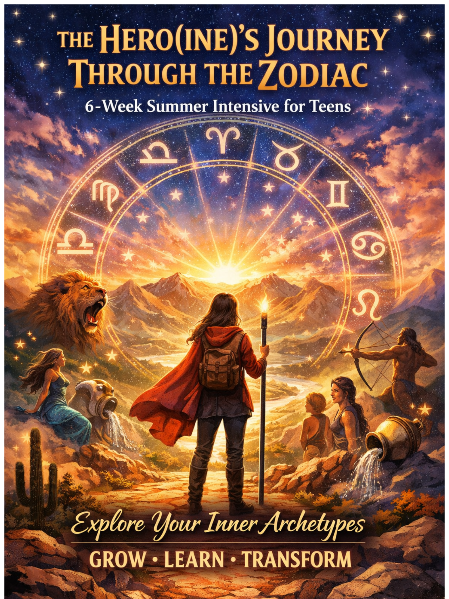 Hero(ine)’s Journey Through the Zodiac – 6-Week Summer Intensive for Teens