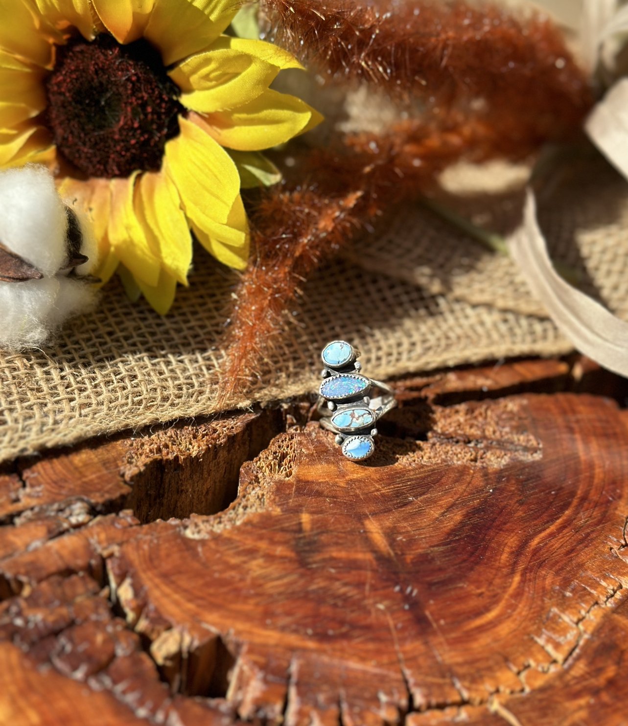 The Sansa Ring: Golden Hill and Opal