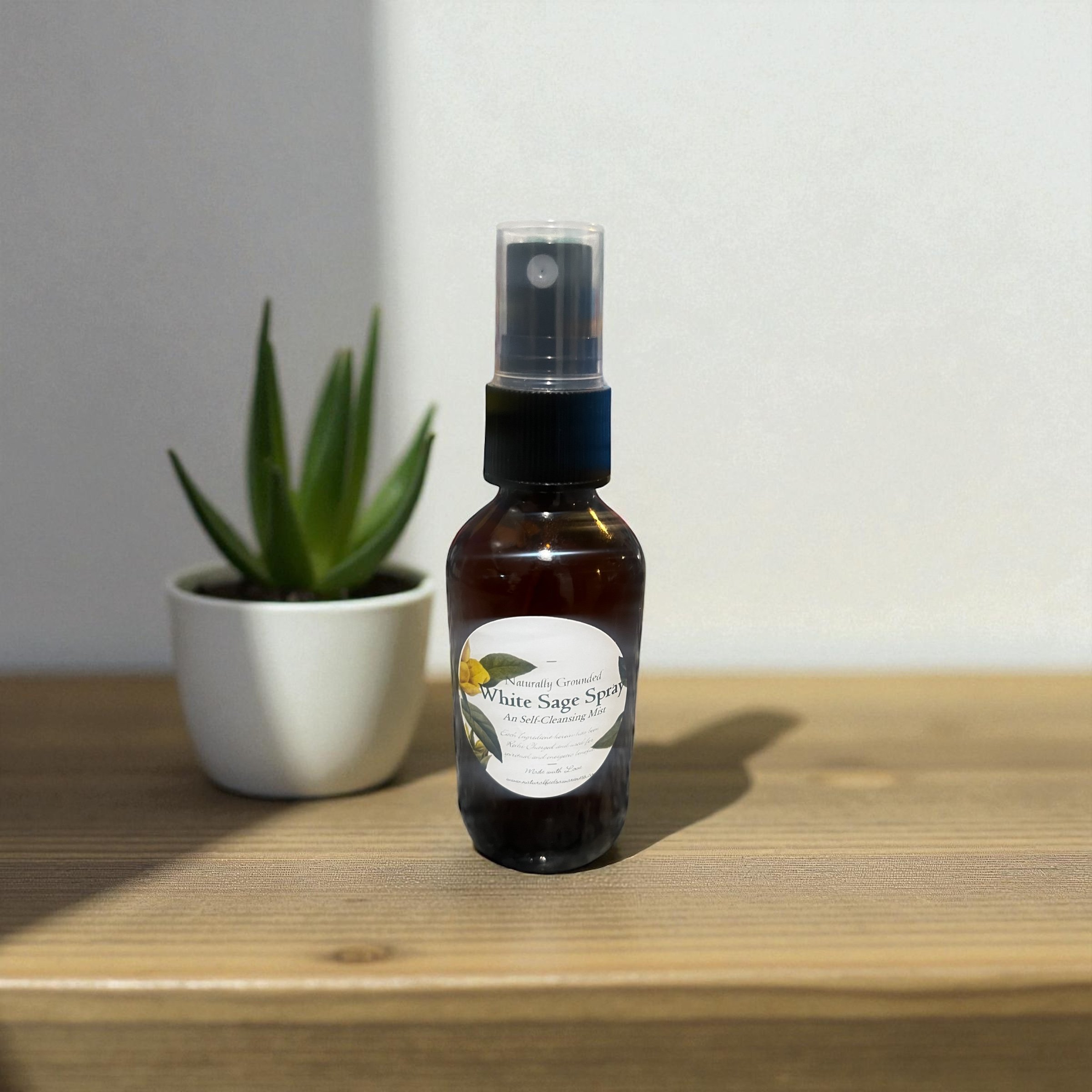 Naturally Grounded White Sage Self-Cleansing Spray