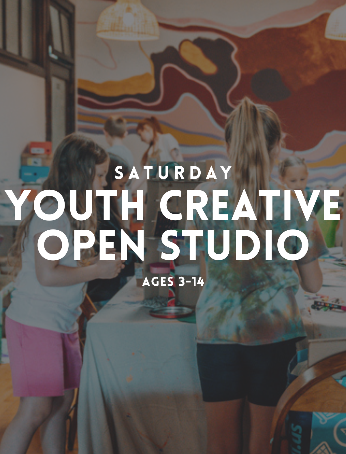 Youth Creative Open Studio Ages 3-14