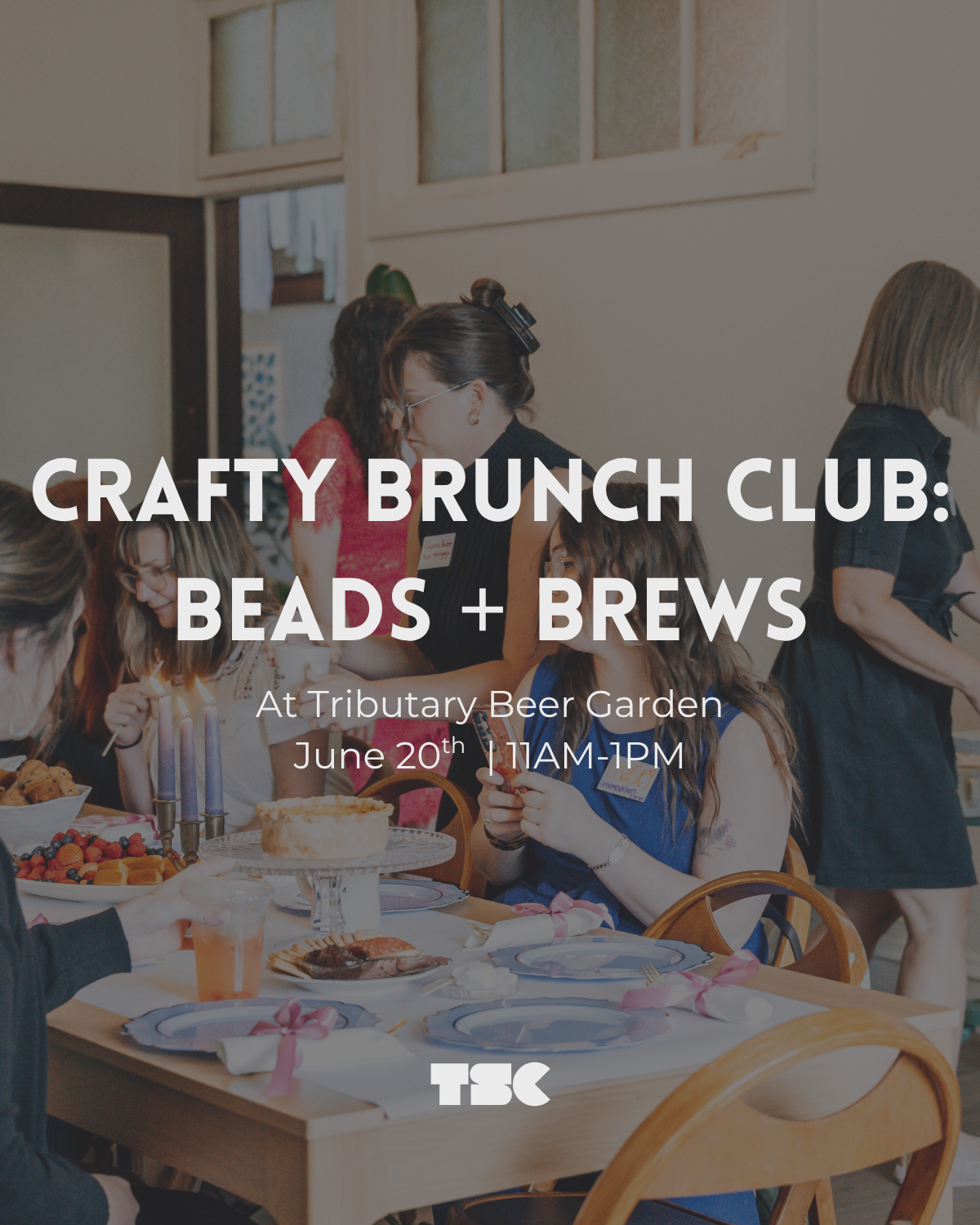 Crafty Brunch Club: Beads + Brews