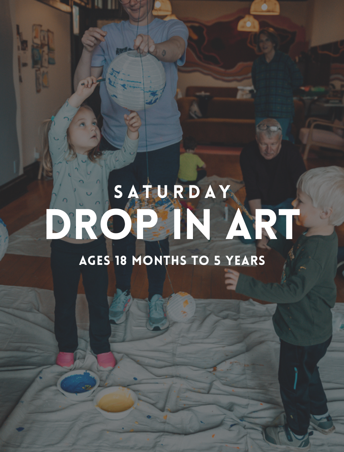 Mini Makers Saturday Drop-In (Ages 18 months to 5 years)