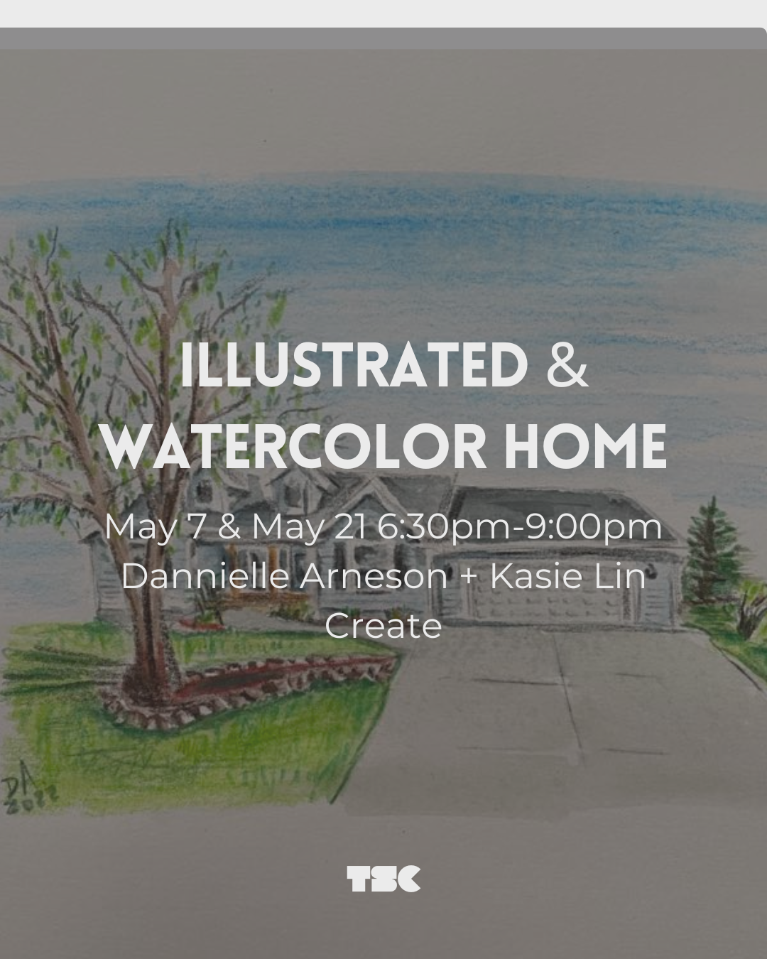 Illustrated & Watercolor Home