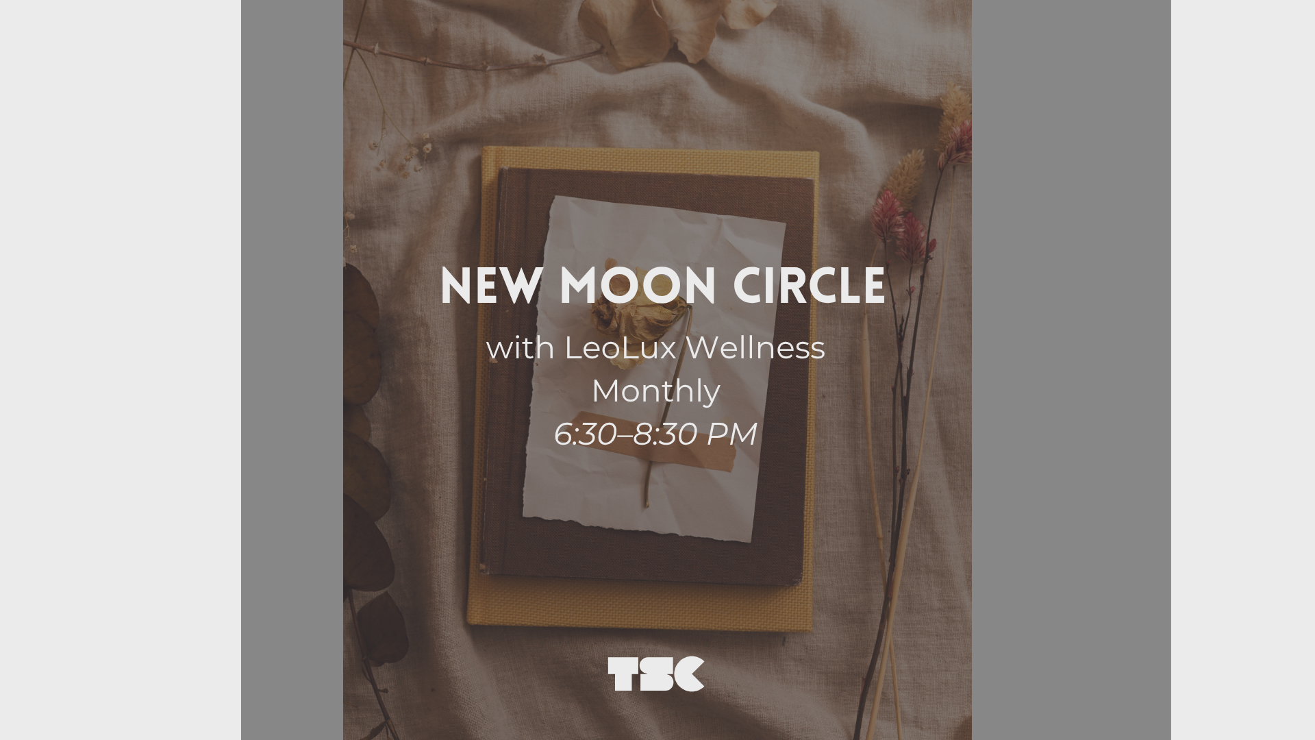 New Moon Circle Oct, Nov + Dec