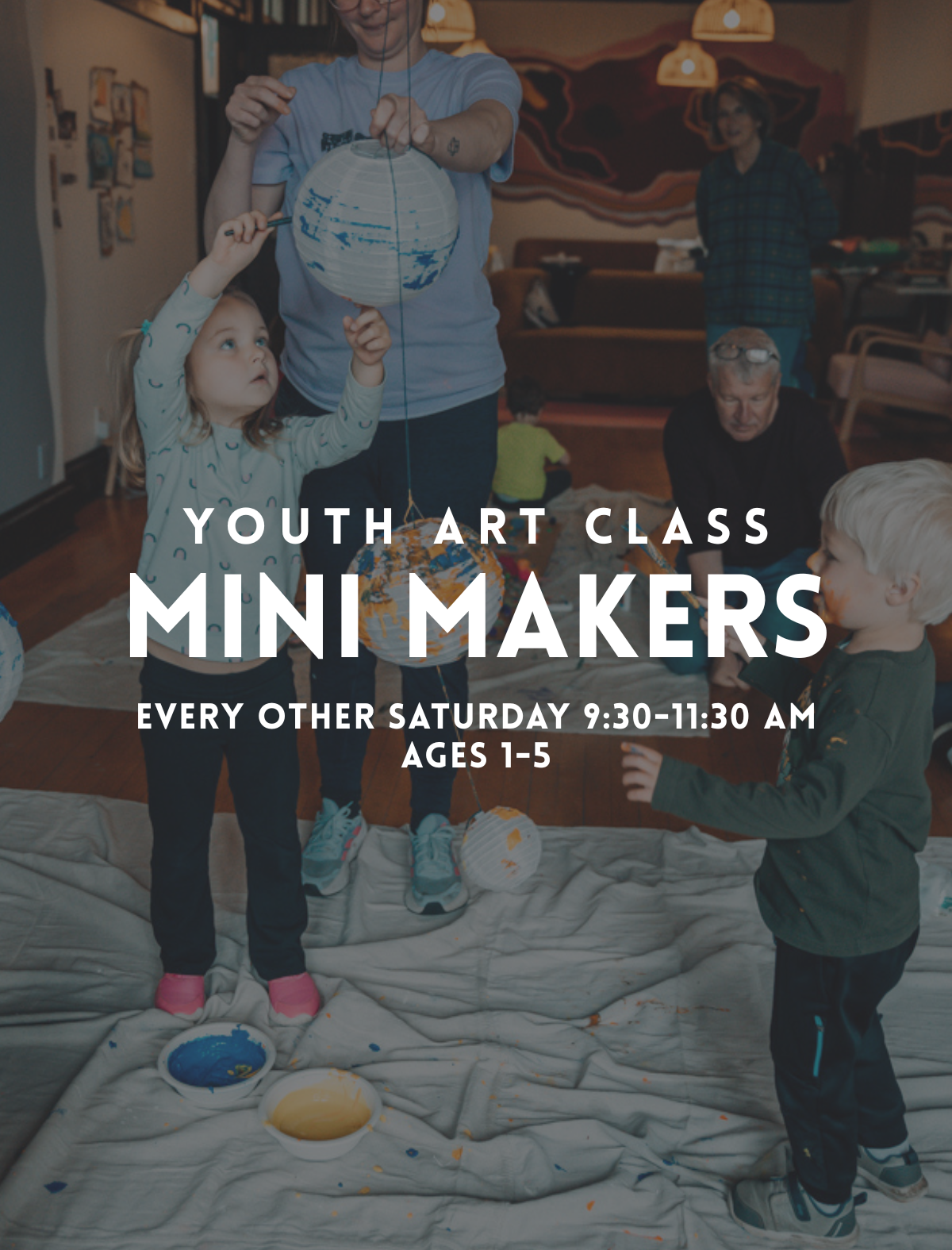 Mini Makers Saturday Drop-In (Ages 18 months to 5 years)