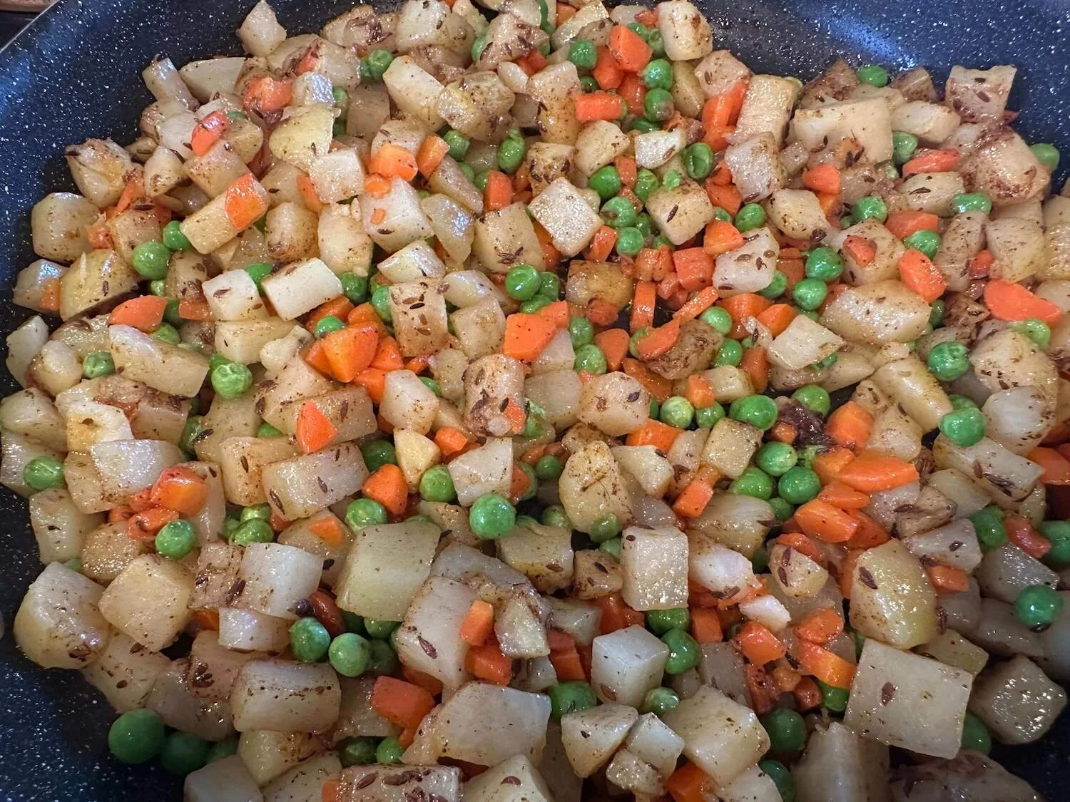 Samosa Style Potatoes and Carrots