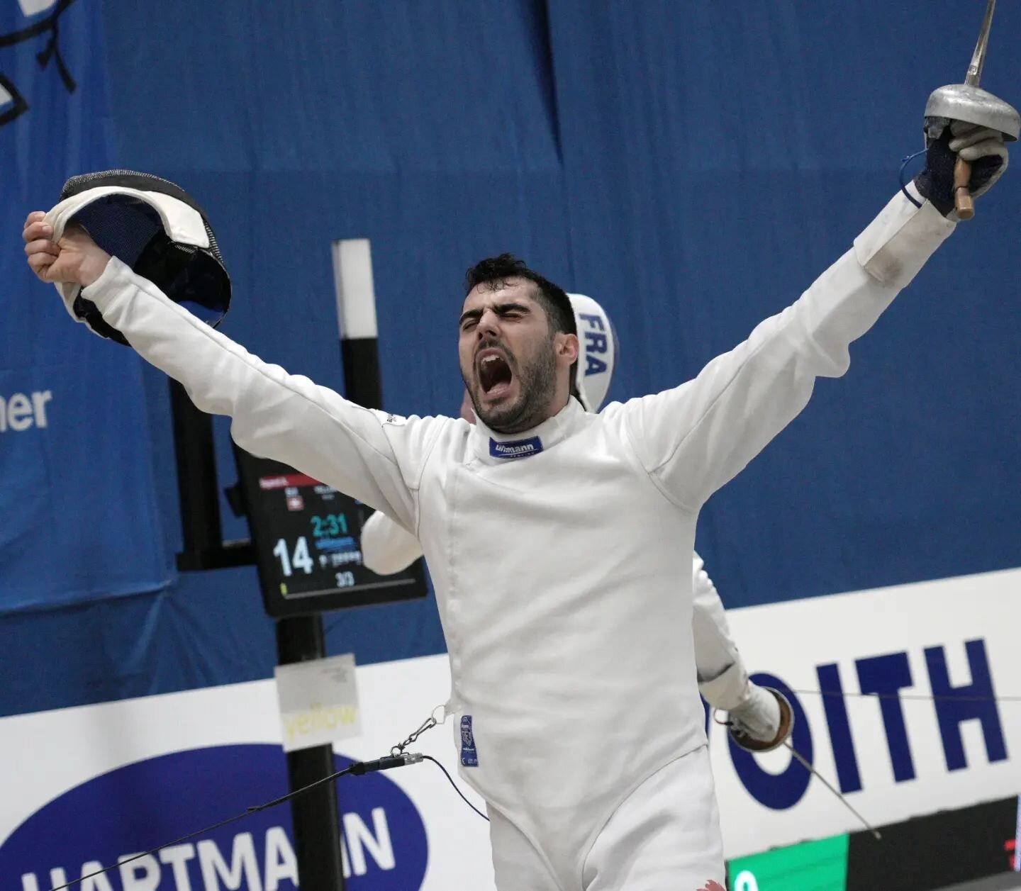 First medal in an individual world cup !🥈 In Heidenheim. What an amazing feeling 🎉🎉🎉🎉🎉

#escrime #fencing #fechten #scherma #silver #medal #worldcup #heidenheim