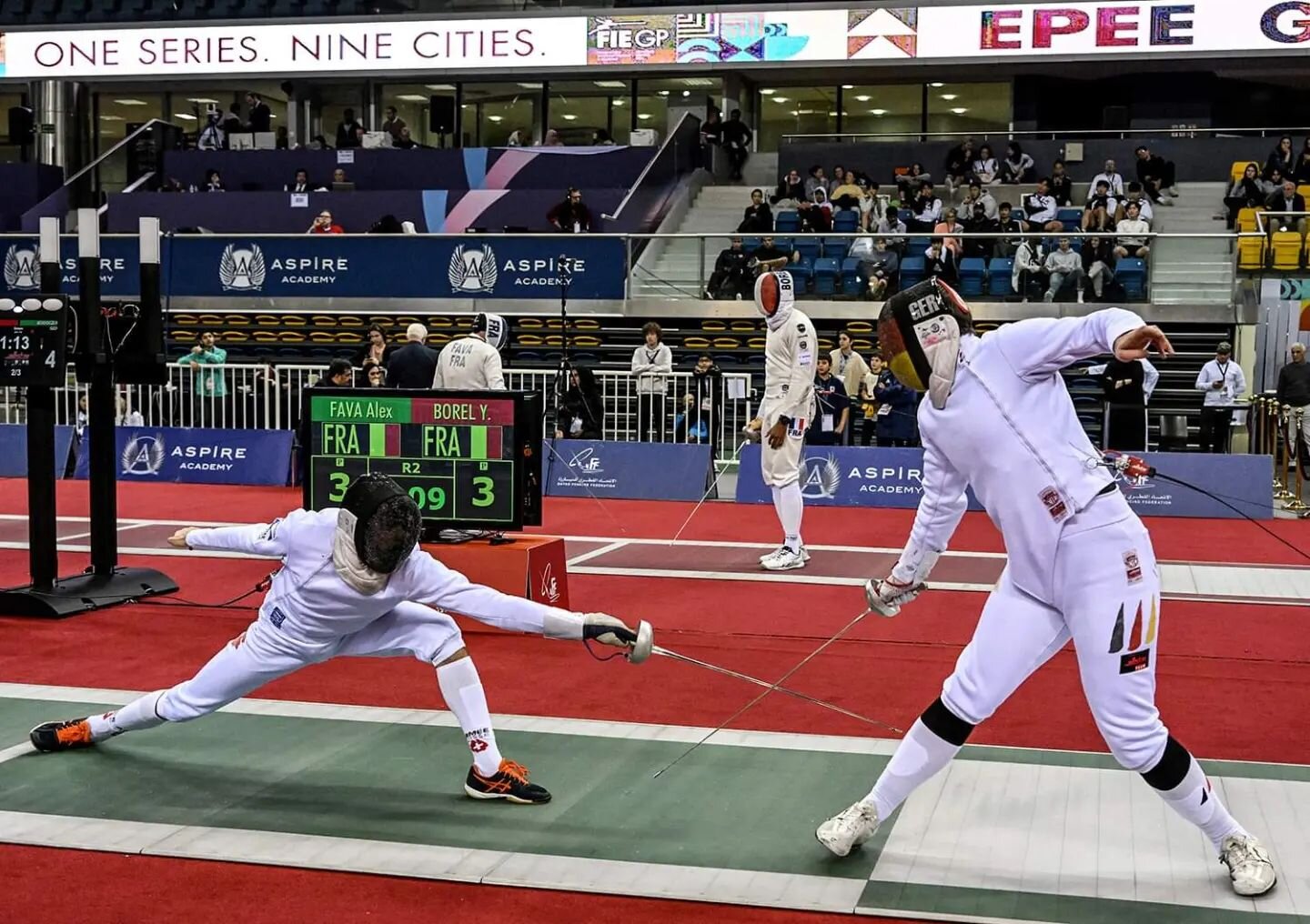 Magnifique 8&egrave;me place au grand prix de Doha. 
Avec ce tr&egrave;s bon r&eacute;sultat je suis actuellement 15&egrave;me mondial !

Vivement la suite 💪🔥

#fencing #escrime #fechten #scherma #grand #prix #doha #qatar