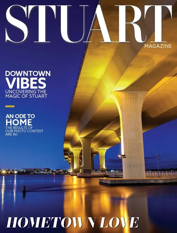 Cover of Stuart Magazine shot by Paul Piasecki