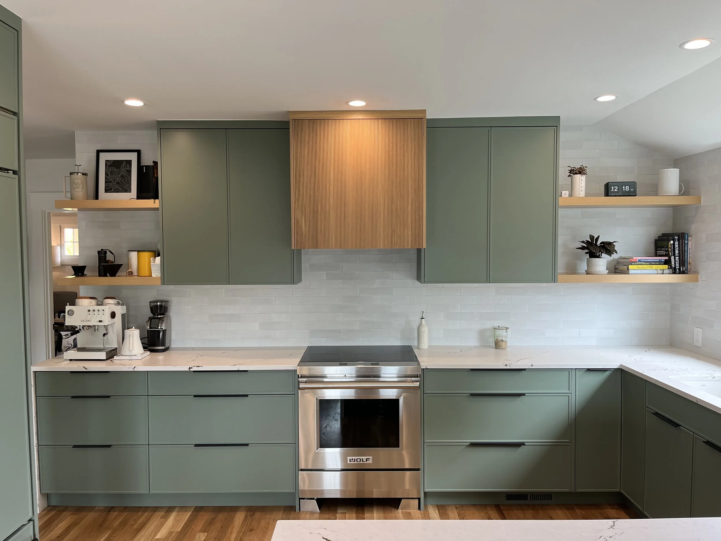 Modern Scandanavian inspired kitchen.