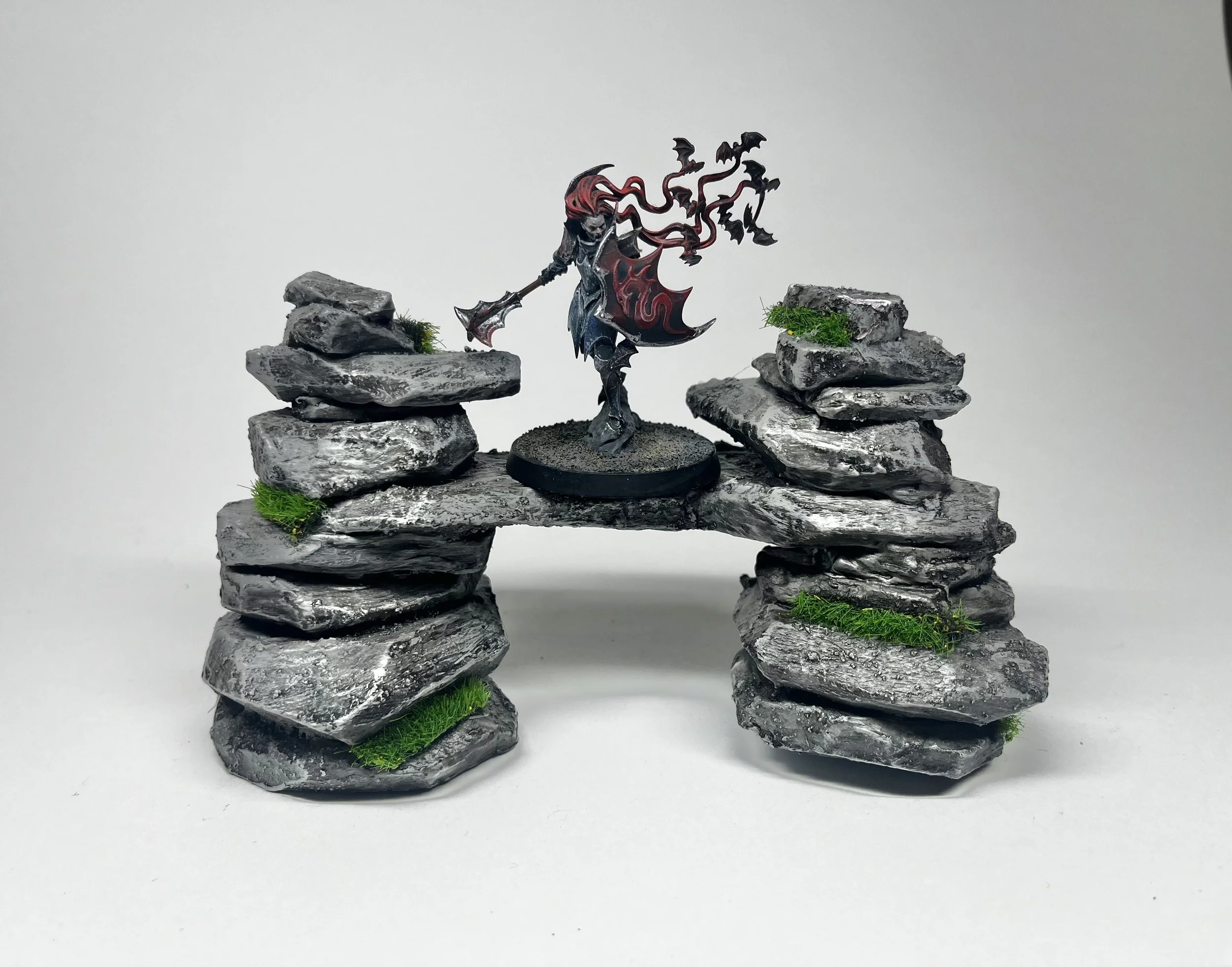 Vampire Lord on Hand Carved Foam Terrain (2023-2024)