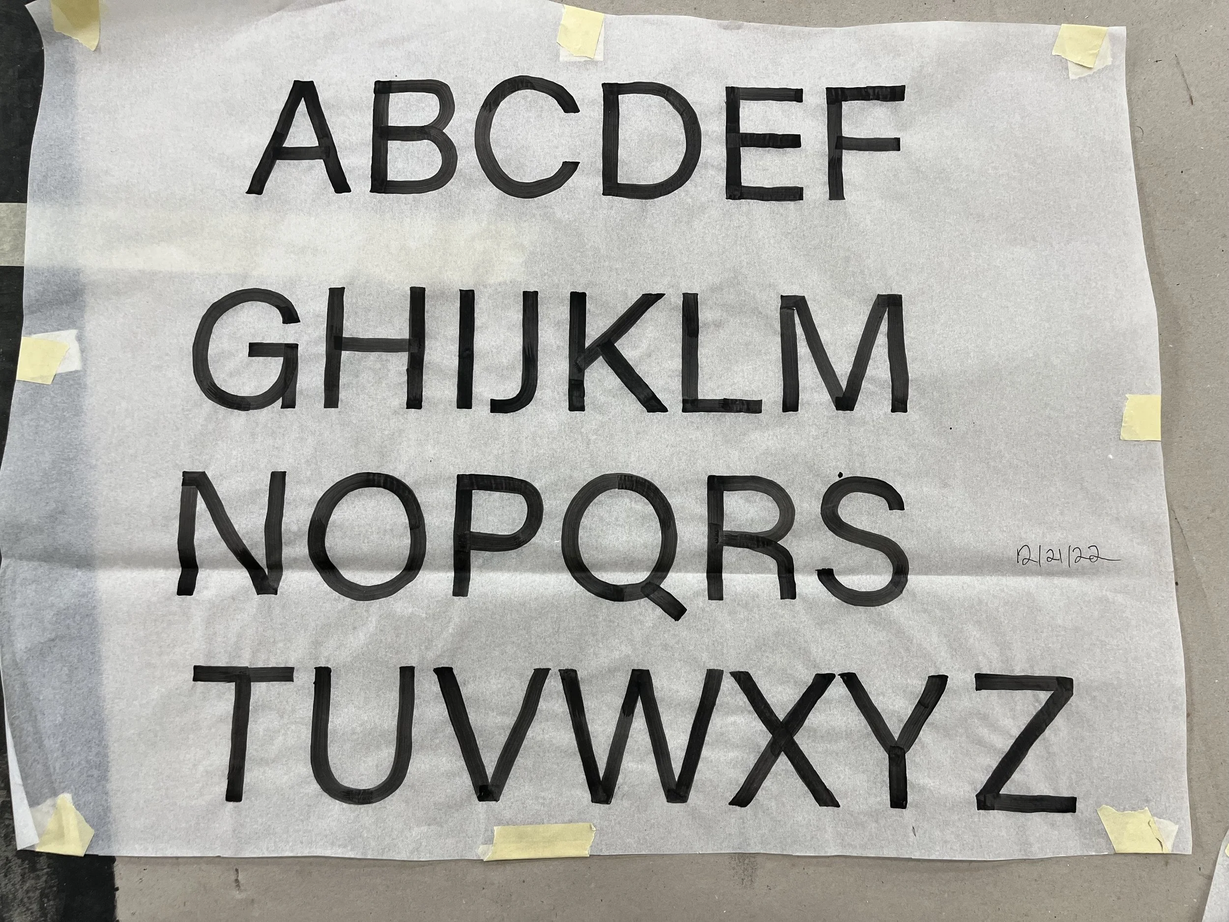 Lettering Practice (2023)