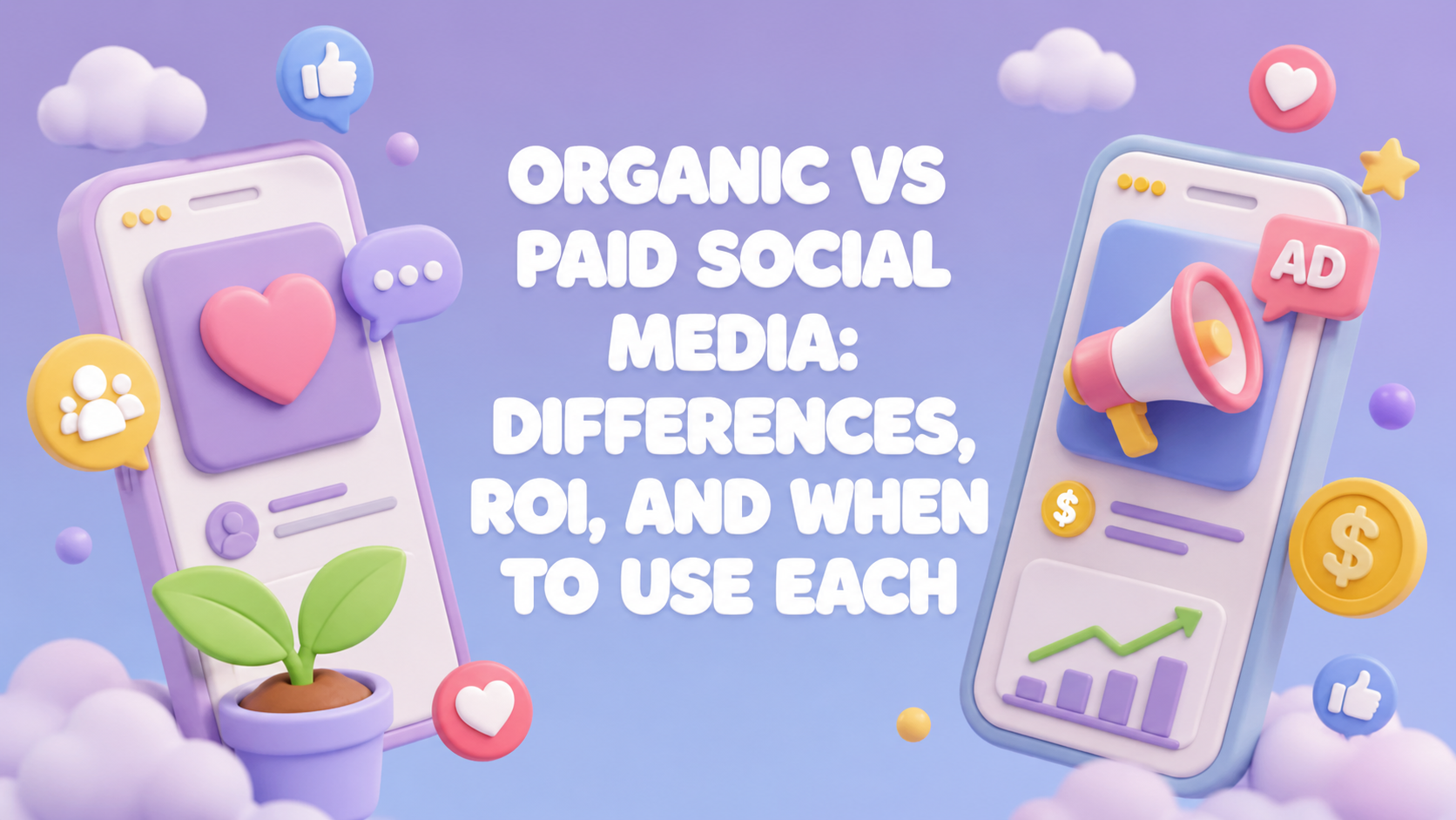 Organic vs Paid Social Media: Differences, ROI, and When to Use Each