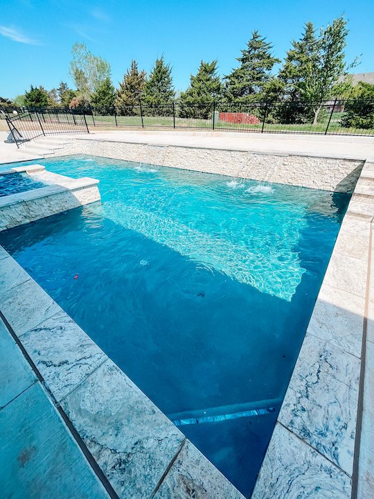  Completed pool in Norman 