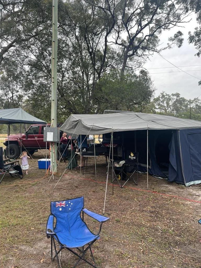 Image of group campng area.