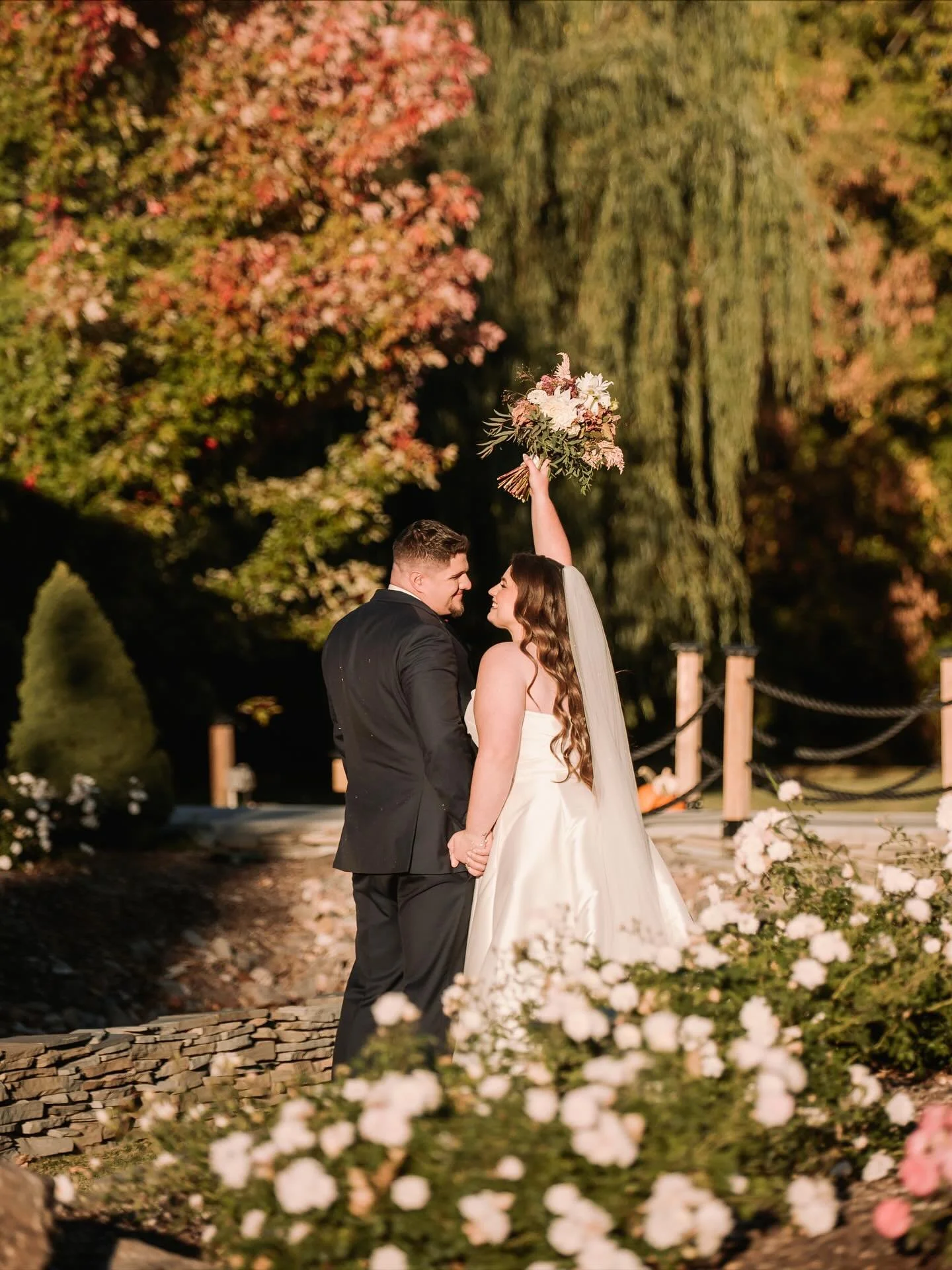 Samantha and Michael had the perfect foliage for their wedding day! A little bit of early fall foliage combined with late summer. 

Booking 5-7 more weddings for 2026, and starting to book 2027 as well!
