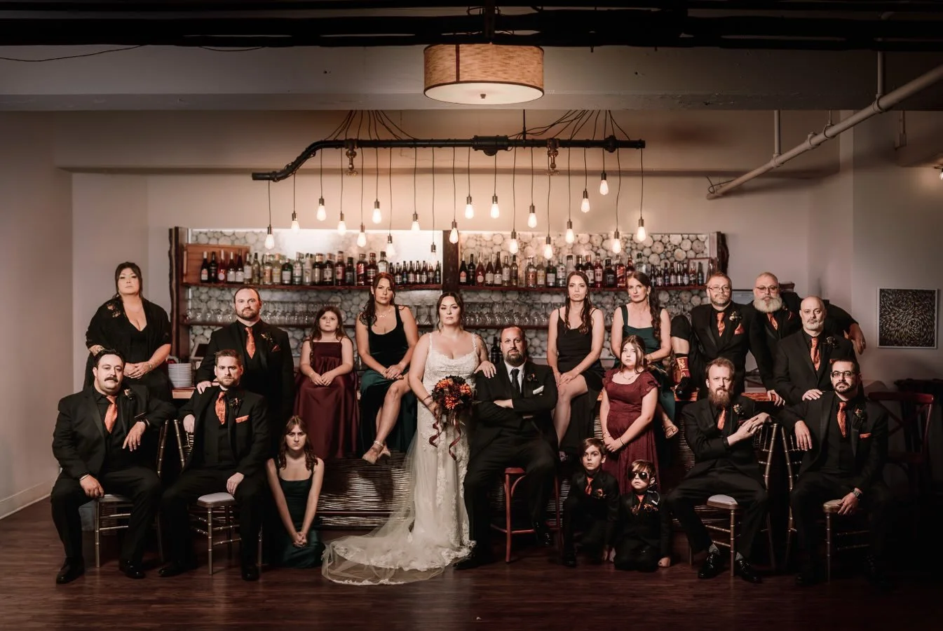 Probably one of my favorite wedding party shots I&rsquo;ve ever taken. Congratulations to Alexis and Jon!