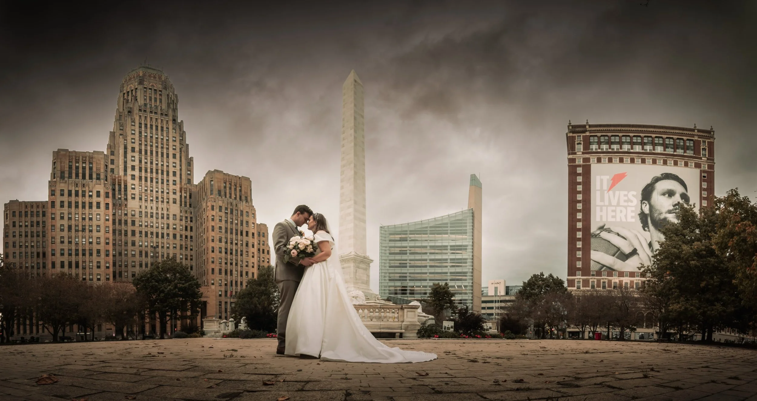 Instagram doesn&rsquo;t display panoramas very well, so this post will probably get hidden by the algorithm. But congratulations to Kathie and Will, and GO BILLS!

I almost never do black and white, but color or black and white?