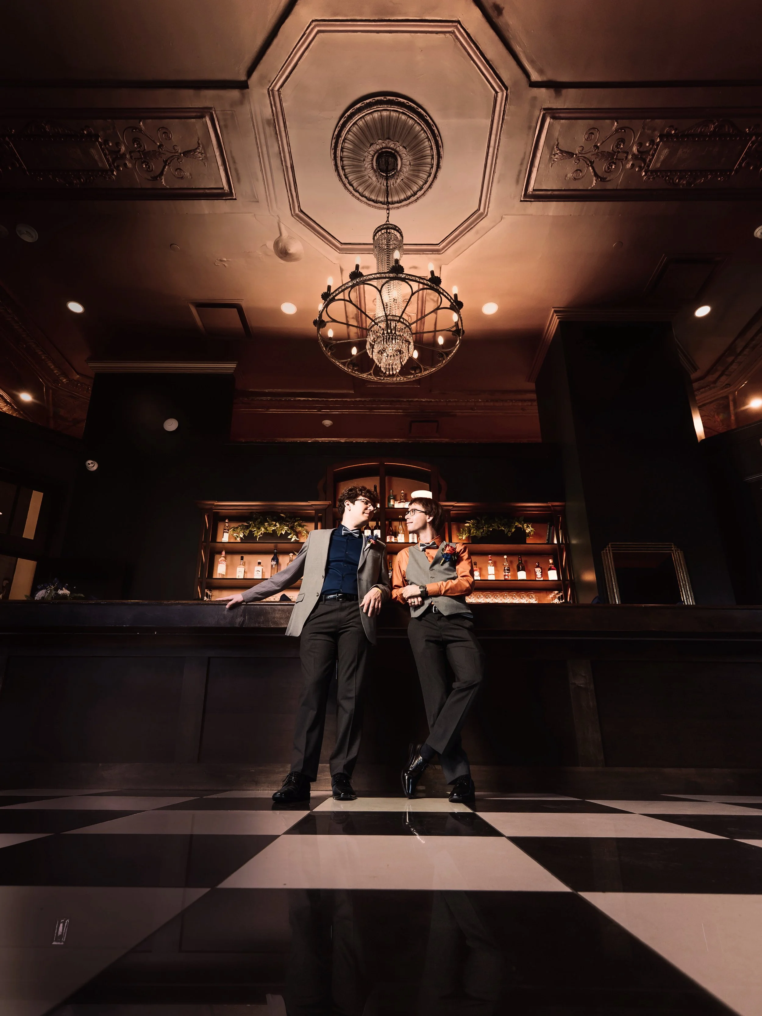 LGBTQ wedding photos at Shea's Seneca