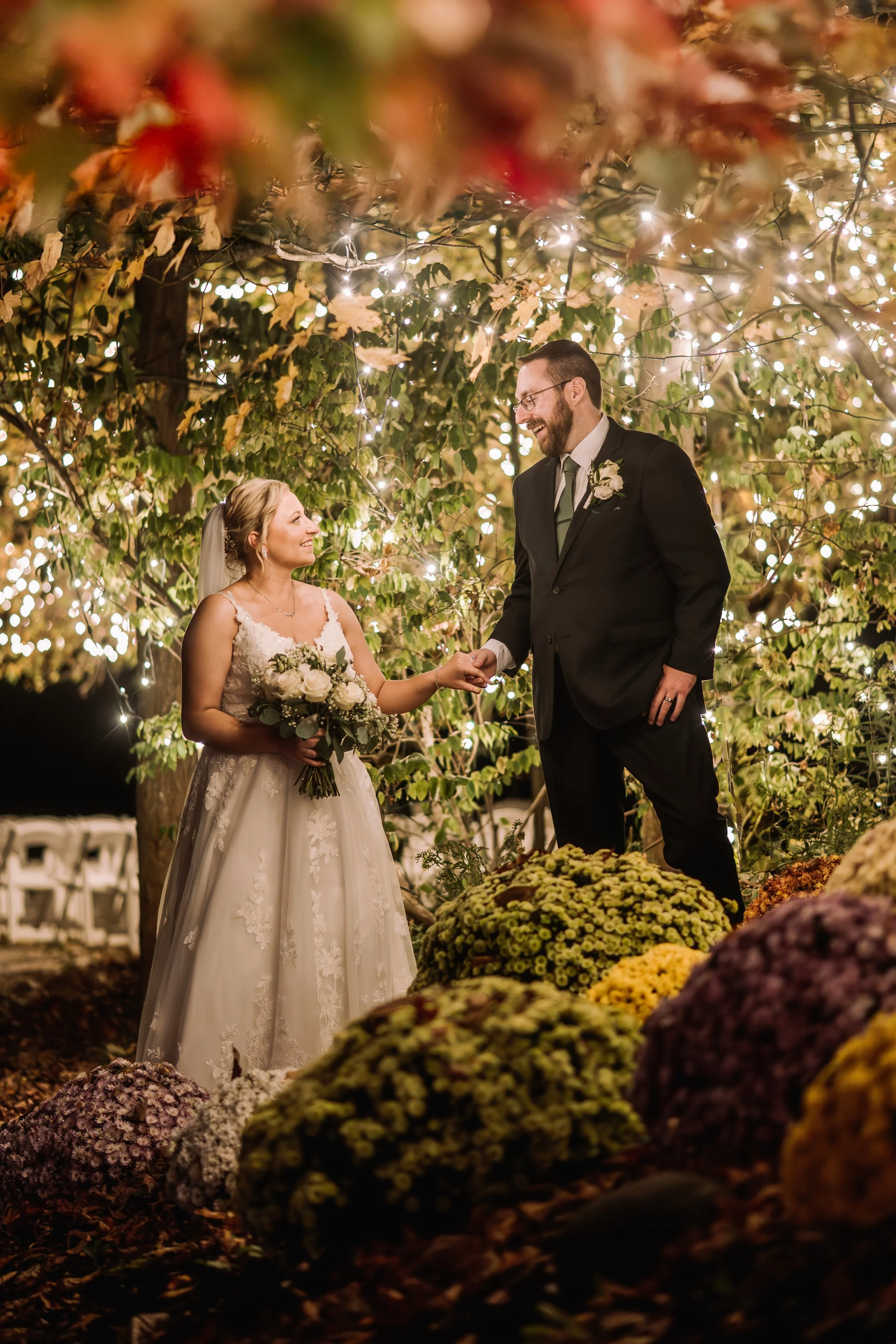 O'Brien's Sleepy Hollow wedding at night