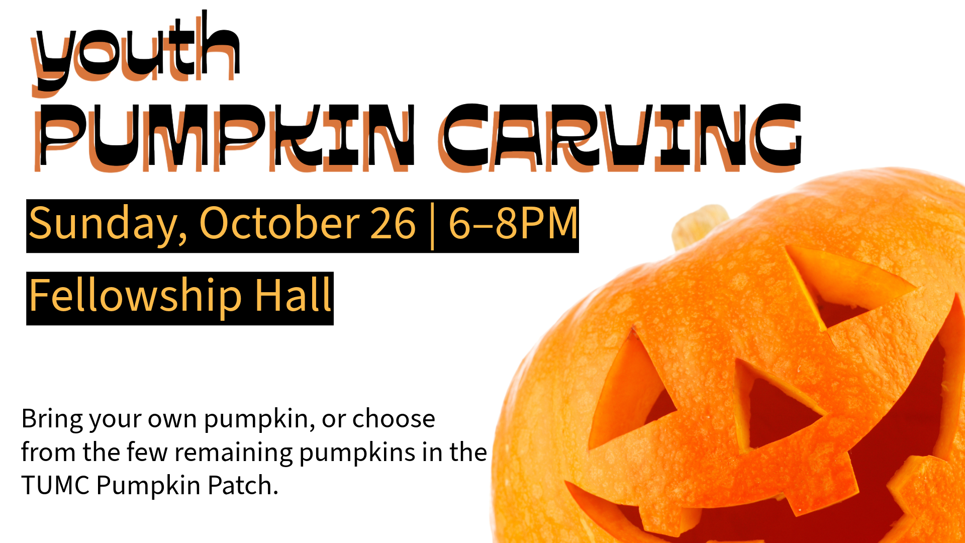 Youth Pumpkin Carving