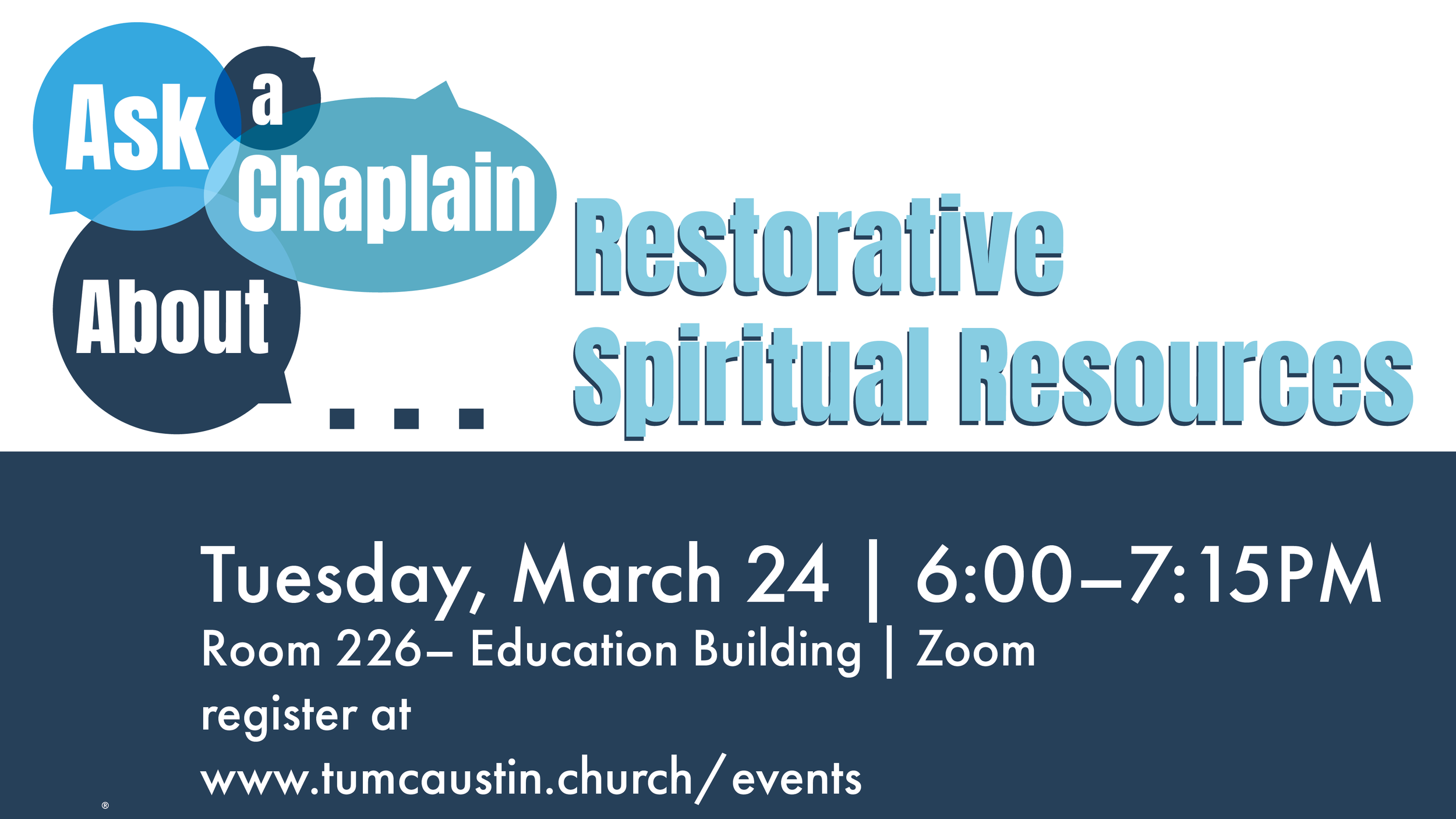 Ask A Chaplain About: Restorative Spiritual Resources