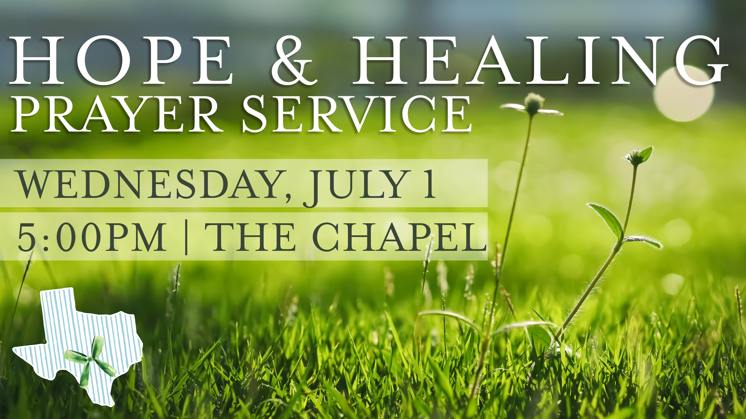 Hope and Healing Prayer Service