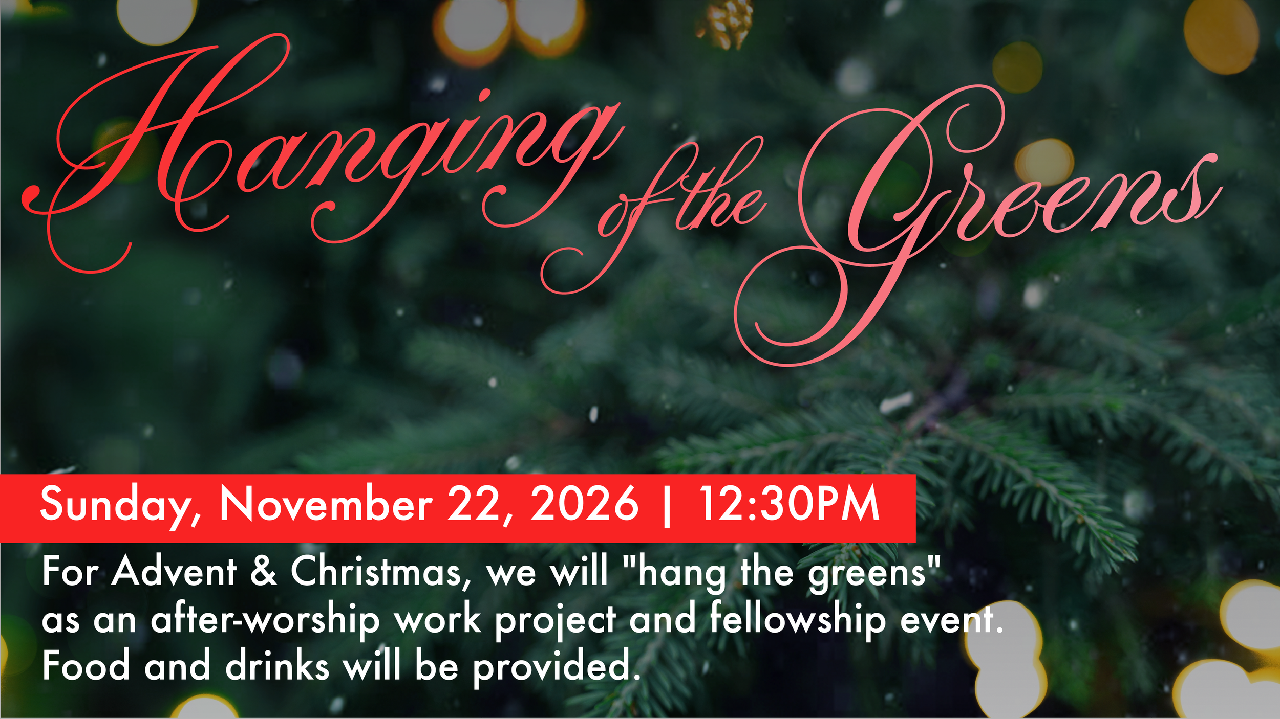 Hanging of the Greens